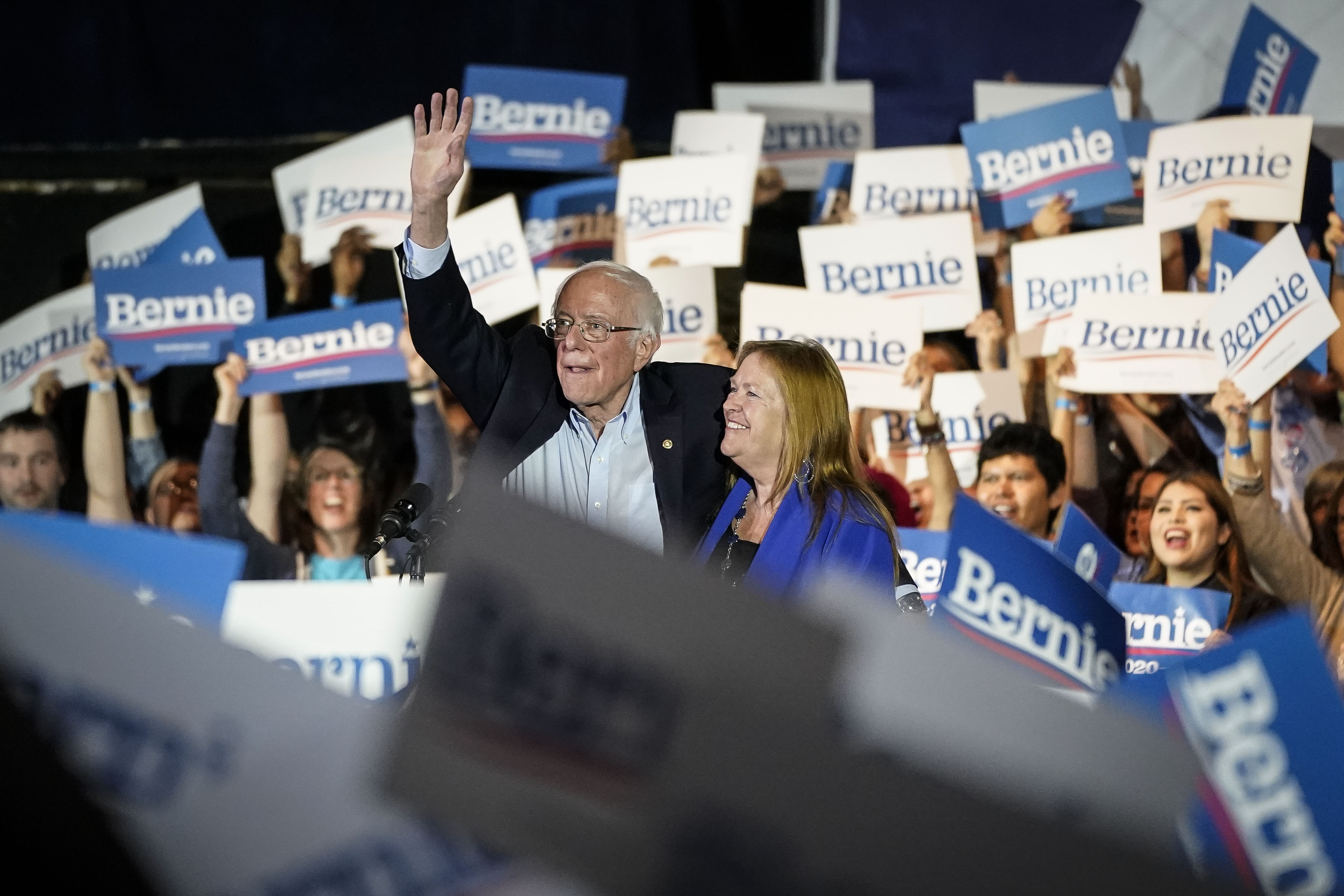 Democratic Presidential Candidate Sen. Bernie Sanders Campaigns In Texas