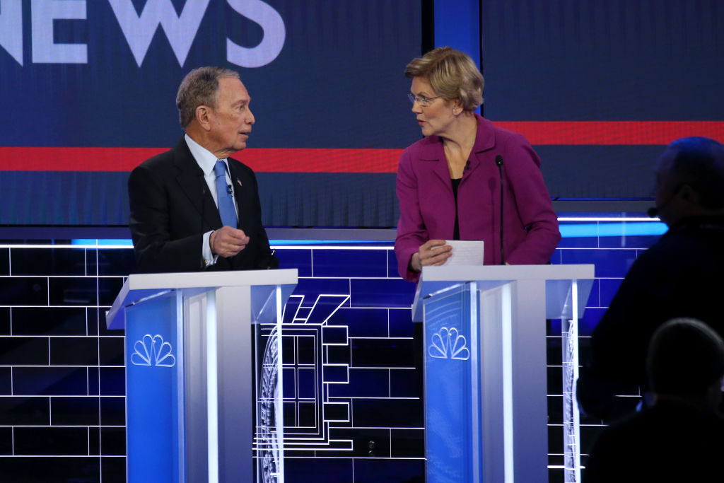 Democratic Presidential Candidates Debate In Las Vegas Ahead Of Nevada Caucuses