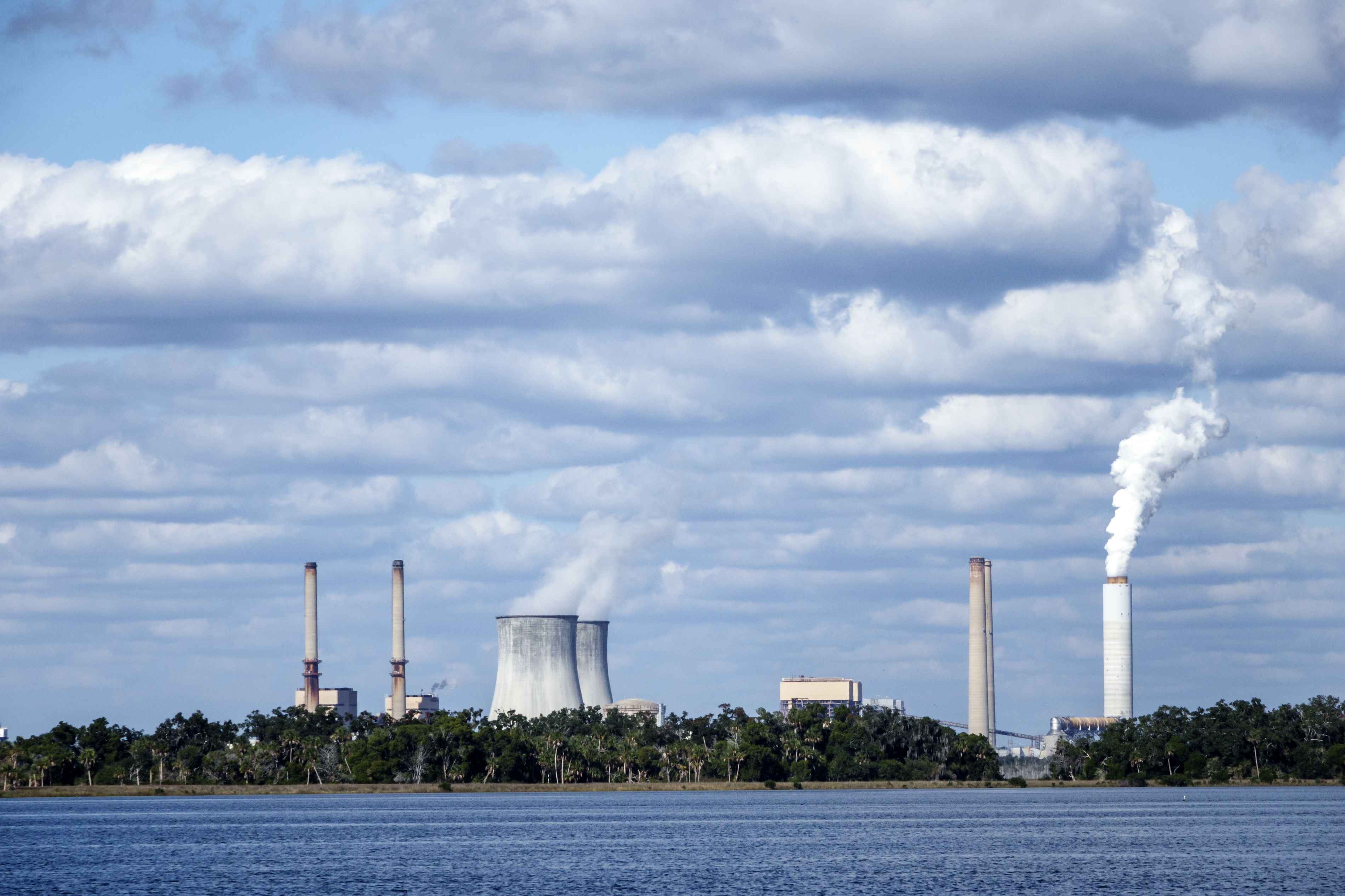 A view of the decommissioned Duke Energy Crystal River Nuclear Power Plant. (Photo by: Jeffrey Greenberg/Universal Images Group via Getty Images)
