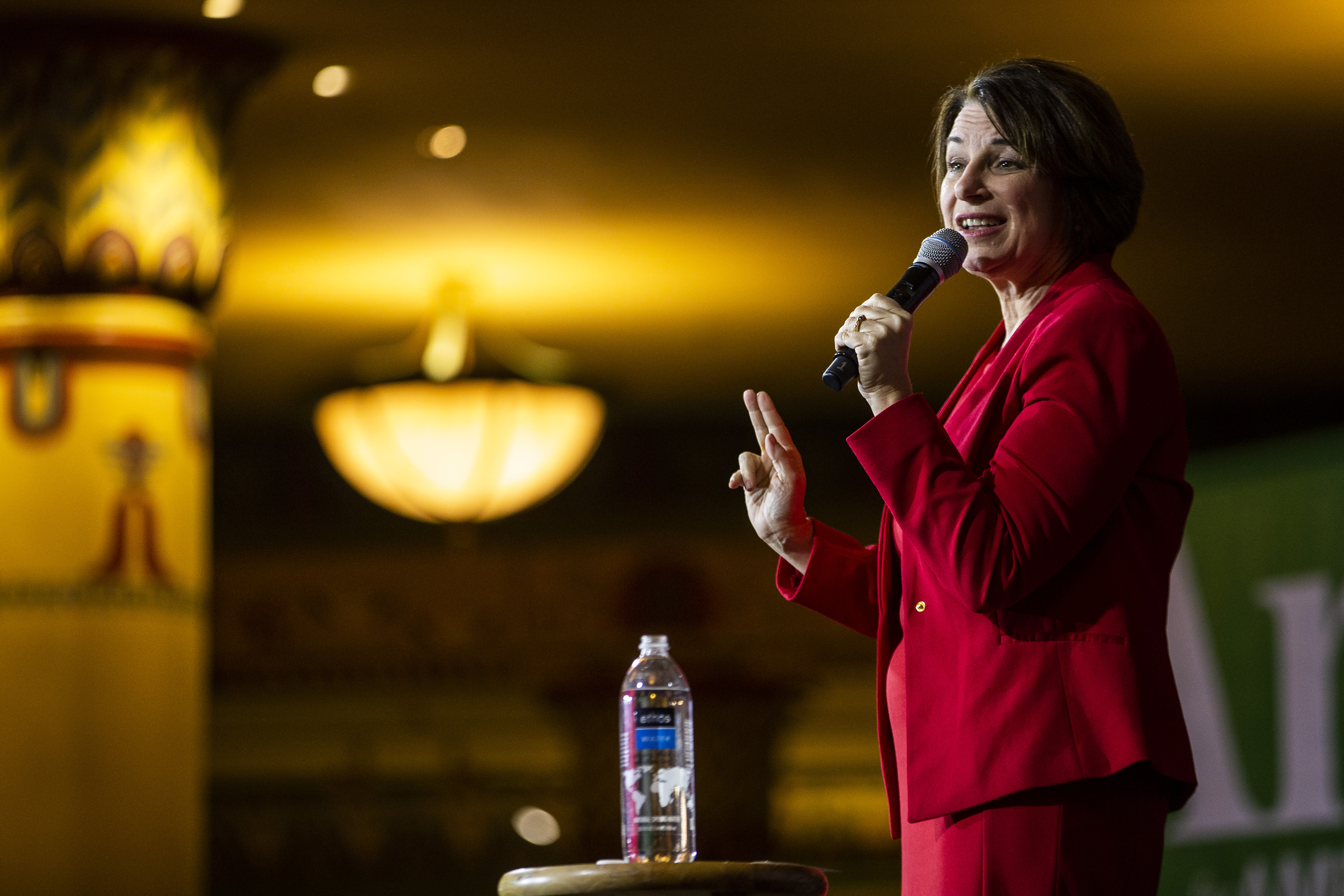 Presidential Candidate Amy Klobuchar Campaigns In Virginia Ahead Of Super Tuesday