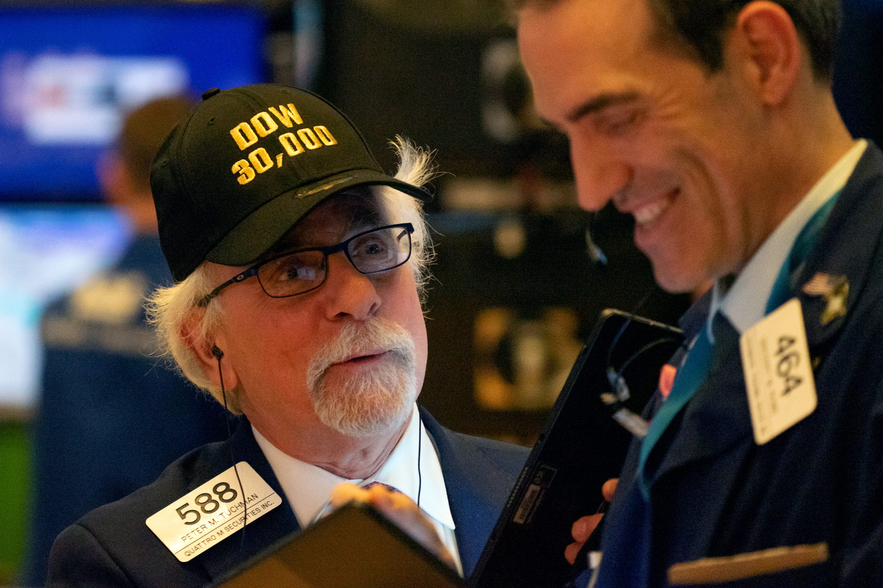 Traders work the floor of the New York Stock Exchange (NYSE) on March 4, 2020 in New York City.