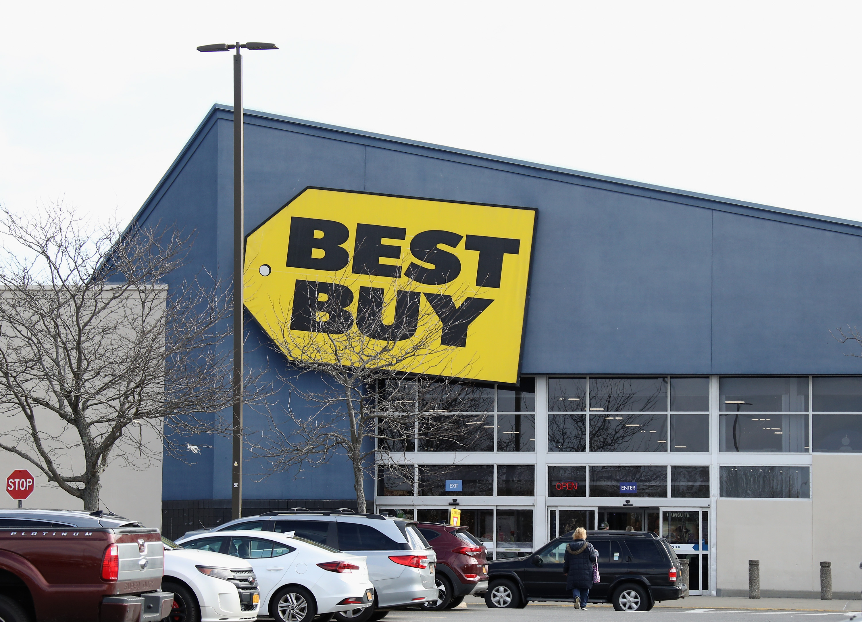 Best Buy as store on March 16, 2020 in Levittown, New York. Bruce Bennett—Getty Images