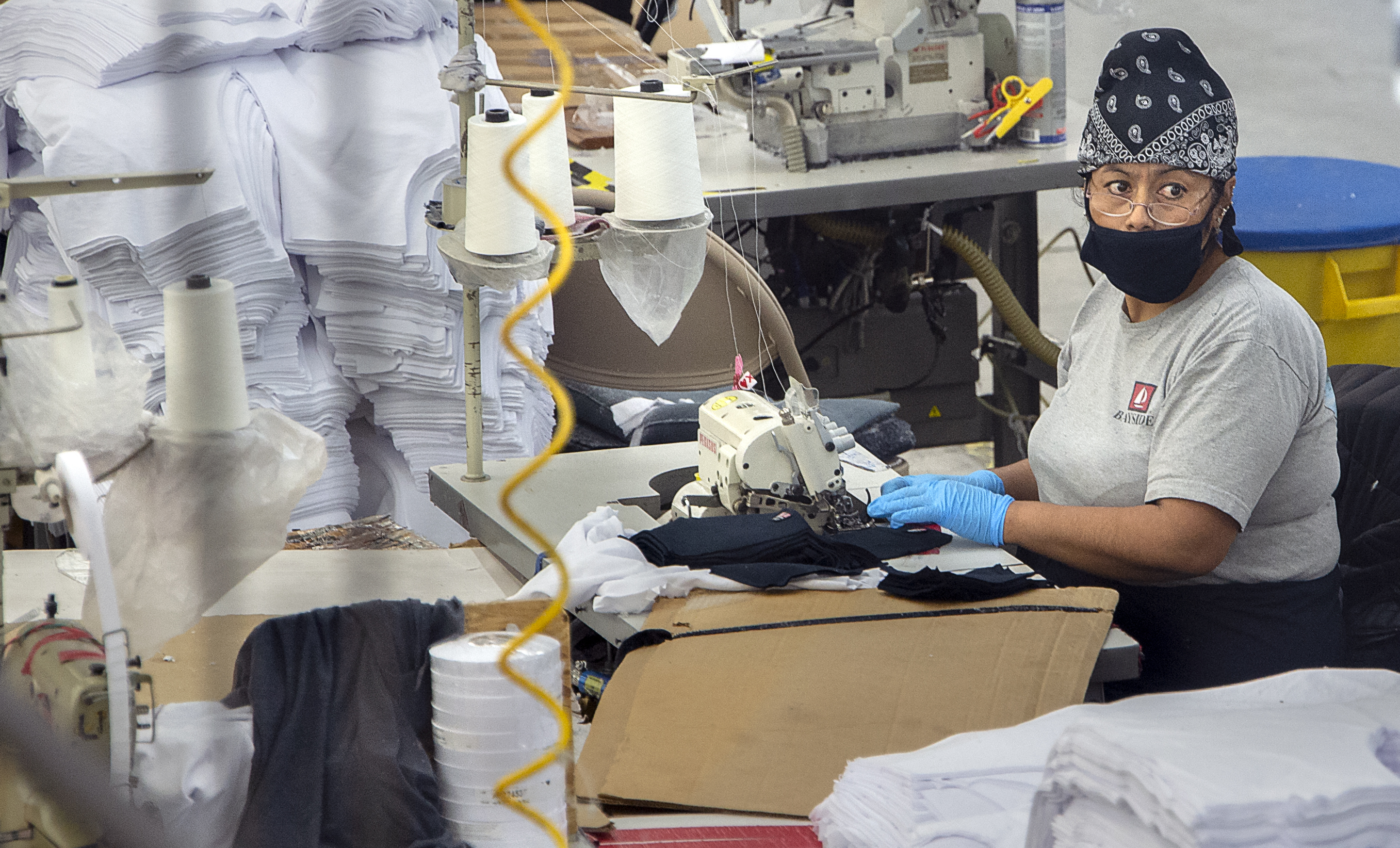 Making Masks For Coronavirus Workers