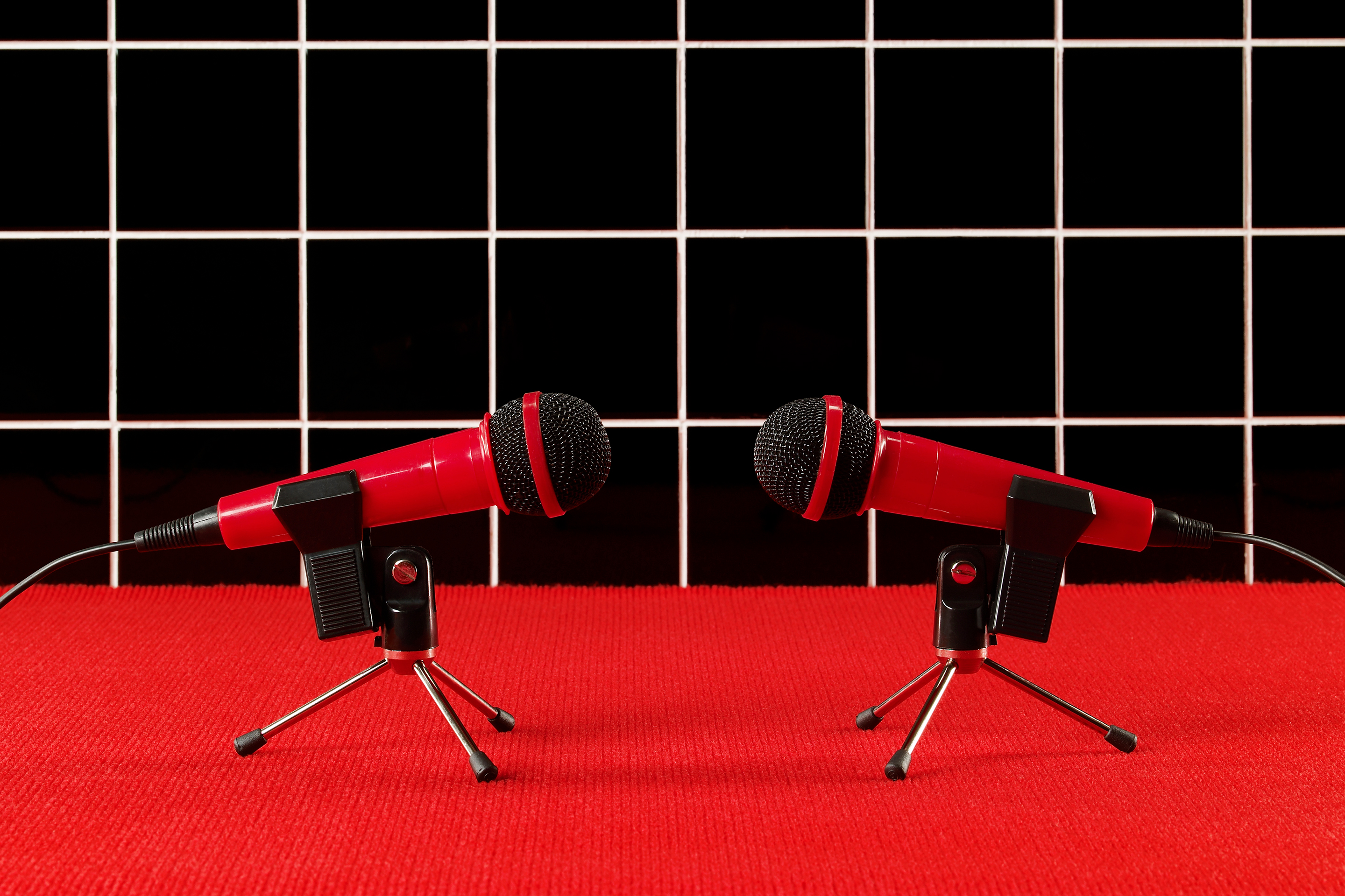LeadershipNext podcast microphones