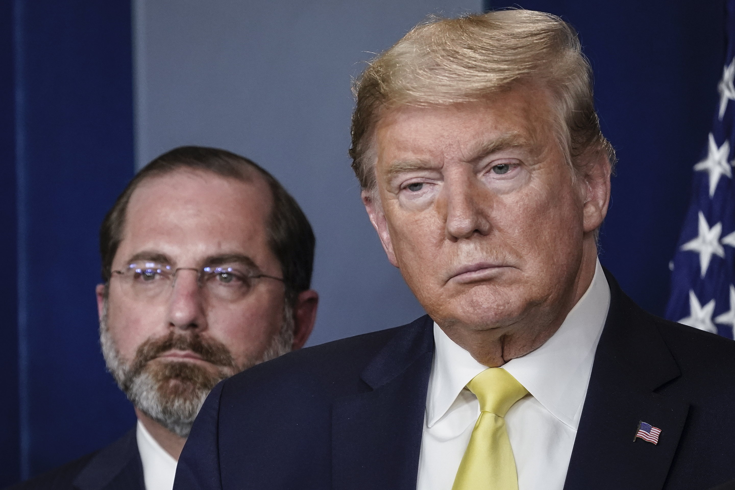 President Trump Joins Coronavirus Task Force Briefing At White House
