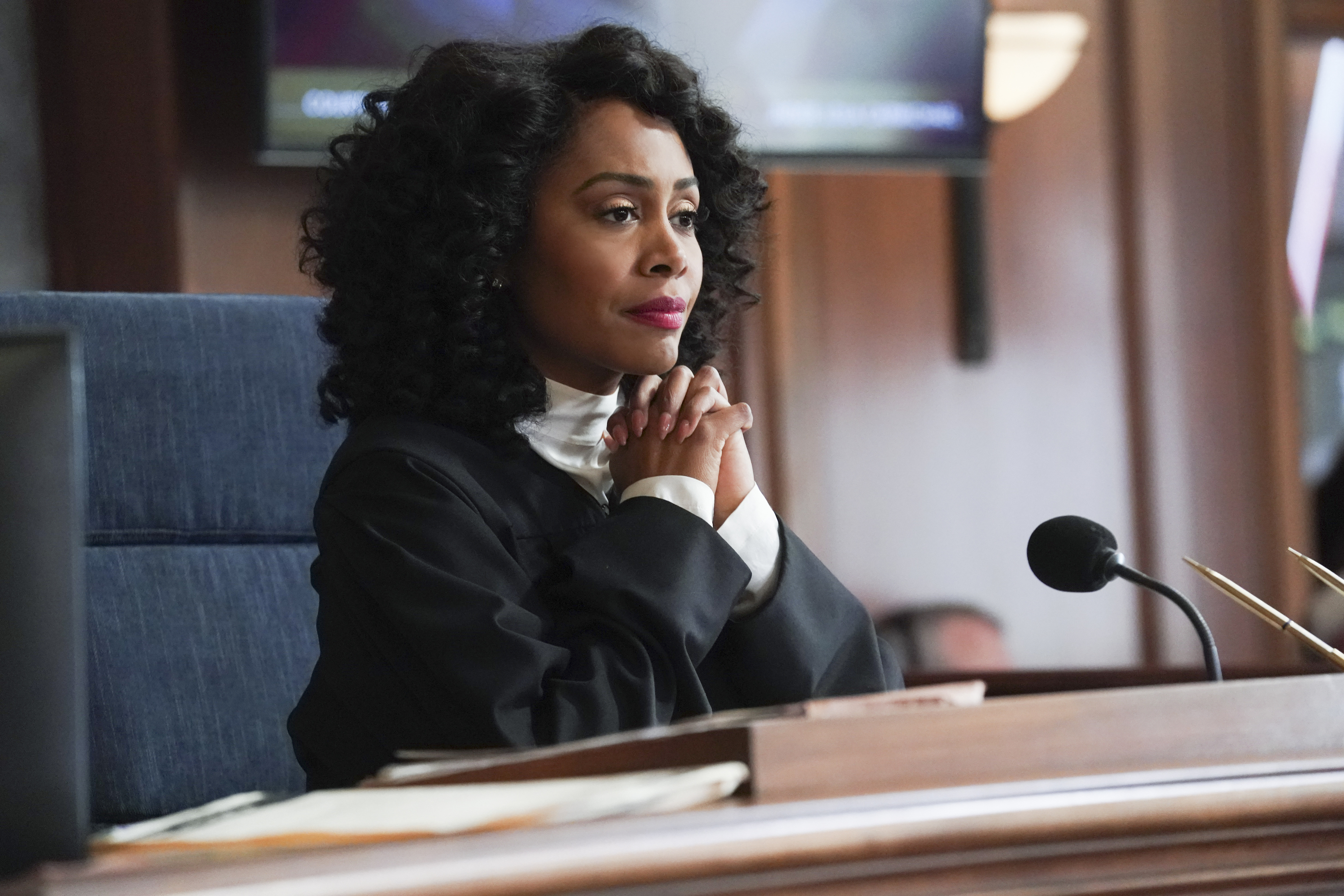 Simone Missick in a scene from "All Rise." The CBS series will virtually produce an episode that reflects the world’s current state of the COVID-19 pandemic.