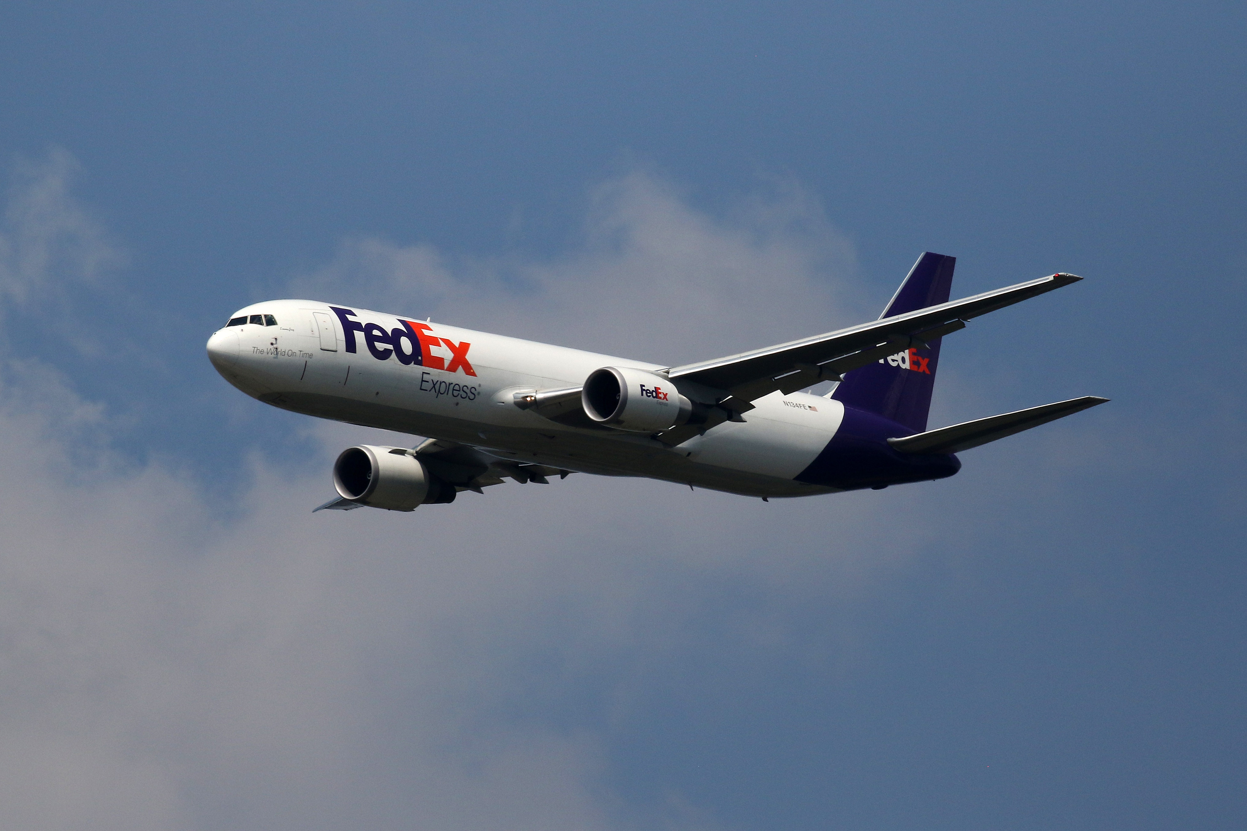 APRIL 3:  FedEx Express is handling the delivery of tens of thousands of coronavirus tests. (Photo by Michael Wade/Icon Sportswire via Getty Images)