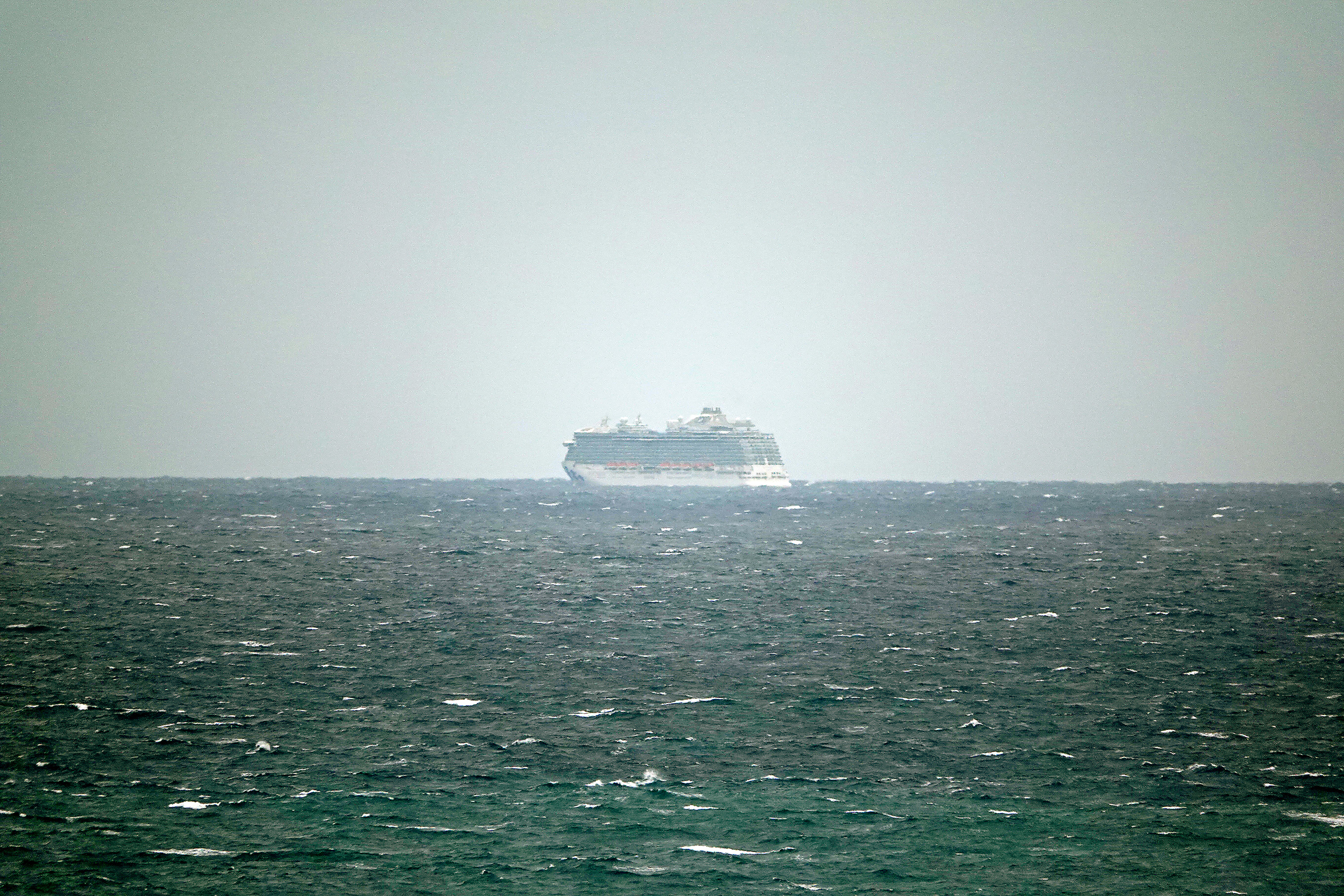 Regal Princess cruise ship held at sea off Fort Lauderdale as two crew are tested for coronavirus