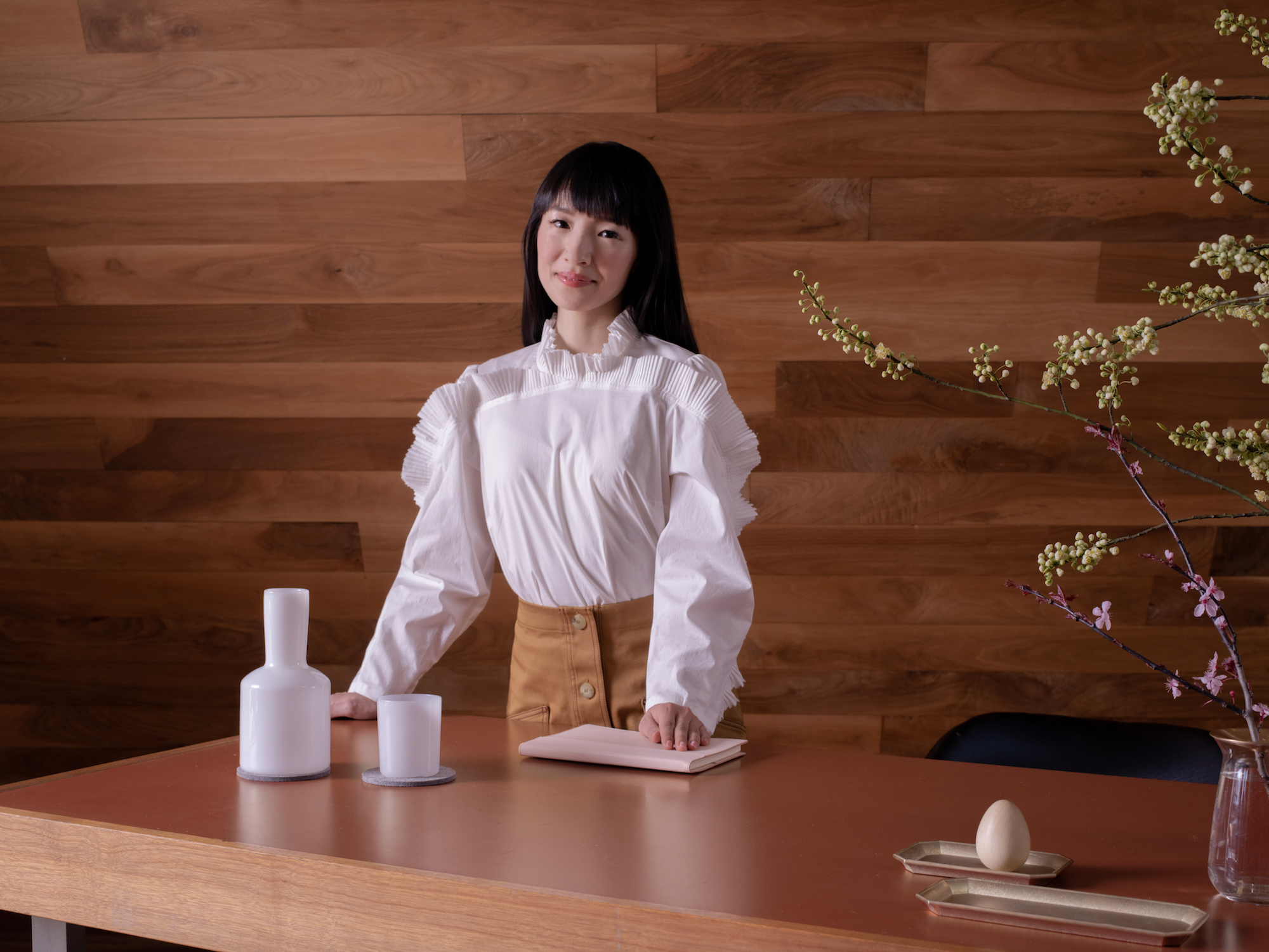 Keen on organization since her childhood, Kondo began her tidying consultant business as a 19-year-old university student in Tokyo. Courtesy of KonMari Media Inc.