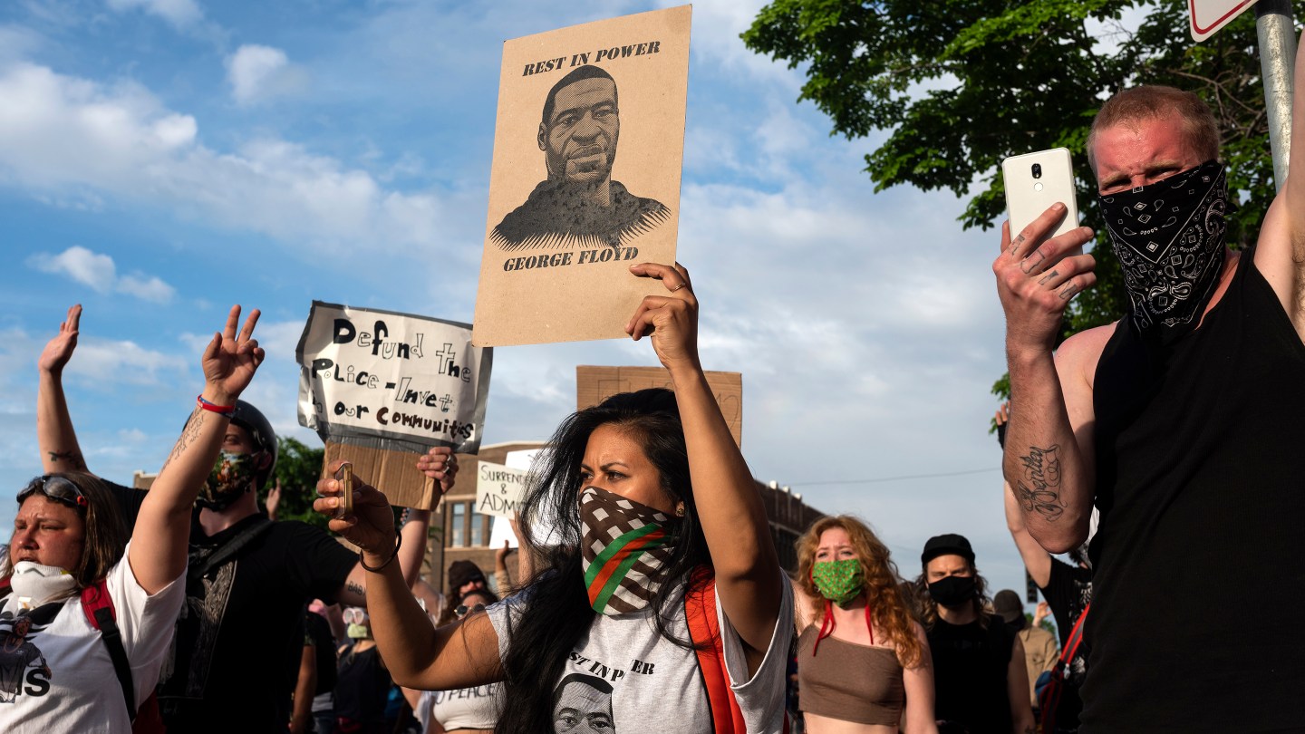 'I Can't Breathe' Protest Held After Man Dies In Police Custody In Minneapolis