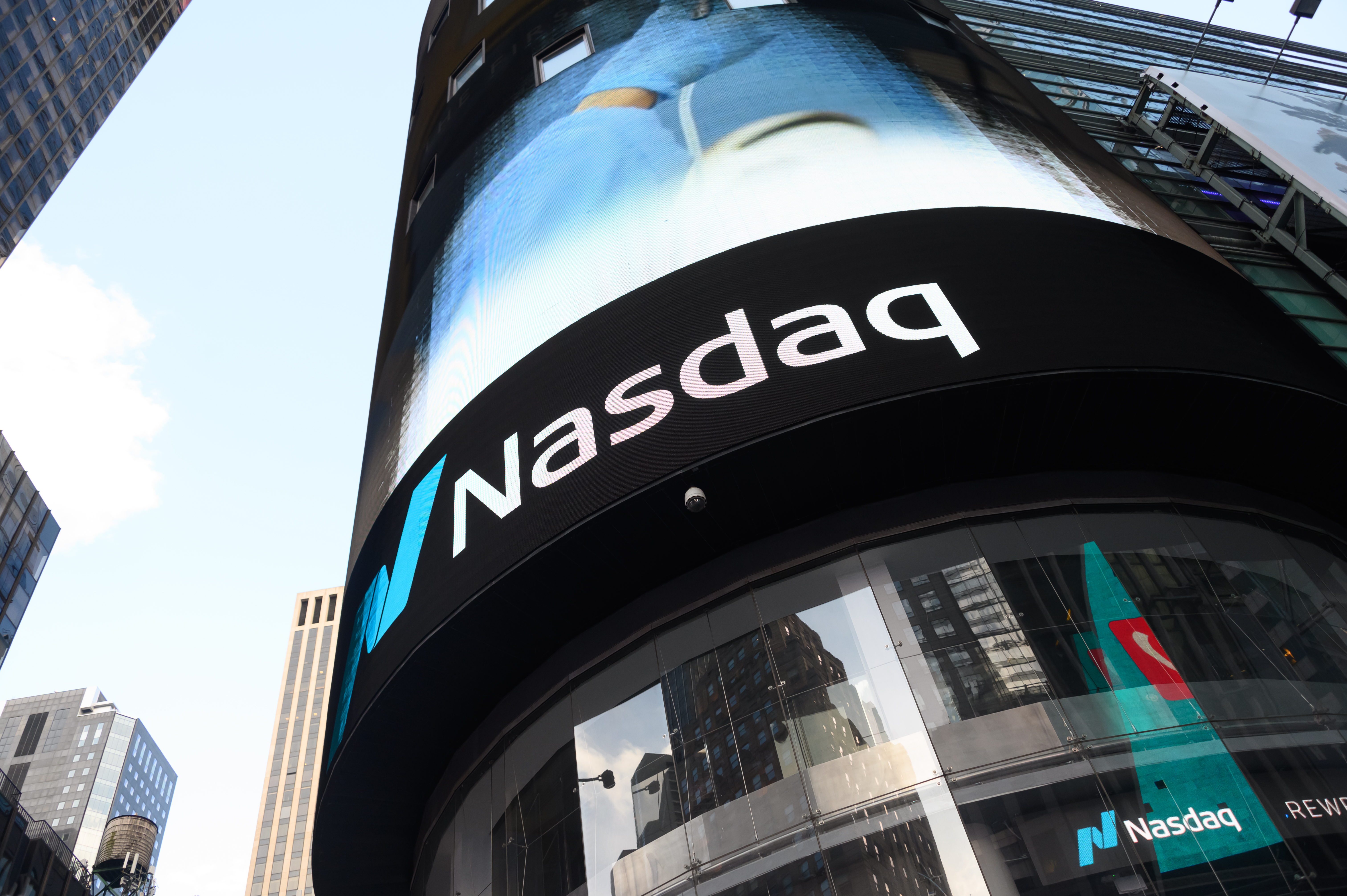 The Nasdaq neared records set in February as markets rose on optimism over a potential coronavirus vaccine and the economy beginning to reopen. Noam Galai—Getty Images