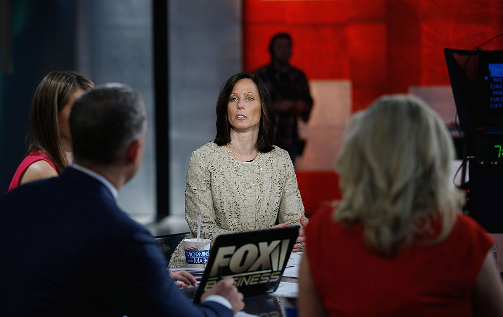 NEW YORK, NY - MAY 12: President and Chief Operating Officer of Nasdaq, Adena Friedman Visits FOX Business Network at FOX Studios on May 12, 2016 in New York City. (Photo by John Lamparski/Getty Images)