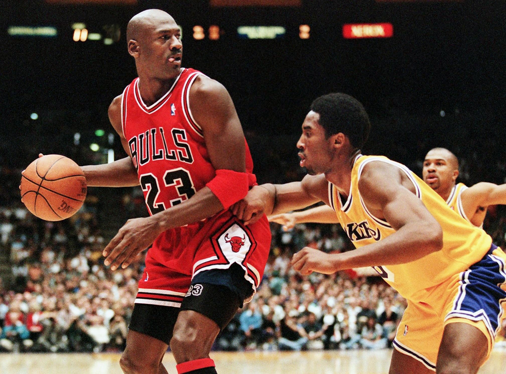 Michael Jordan and Kobe Bryant