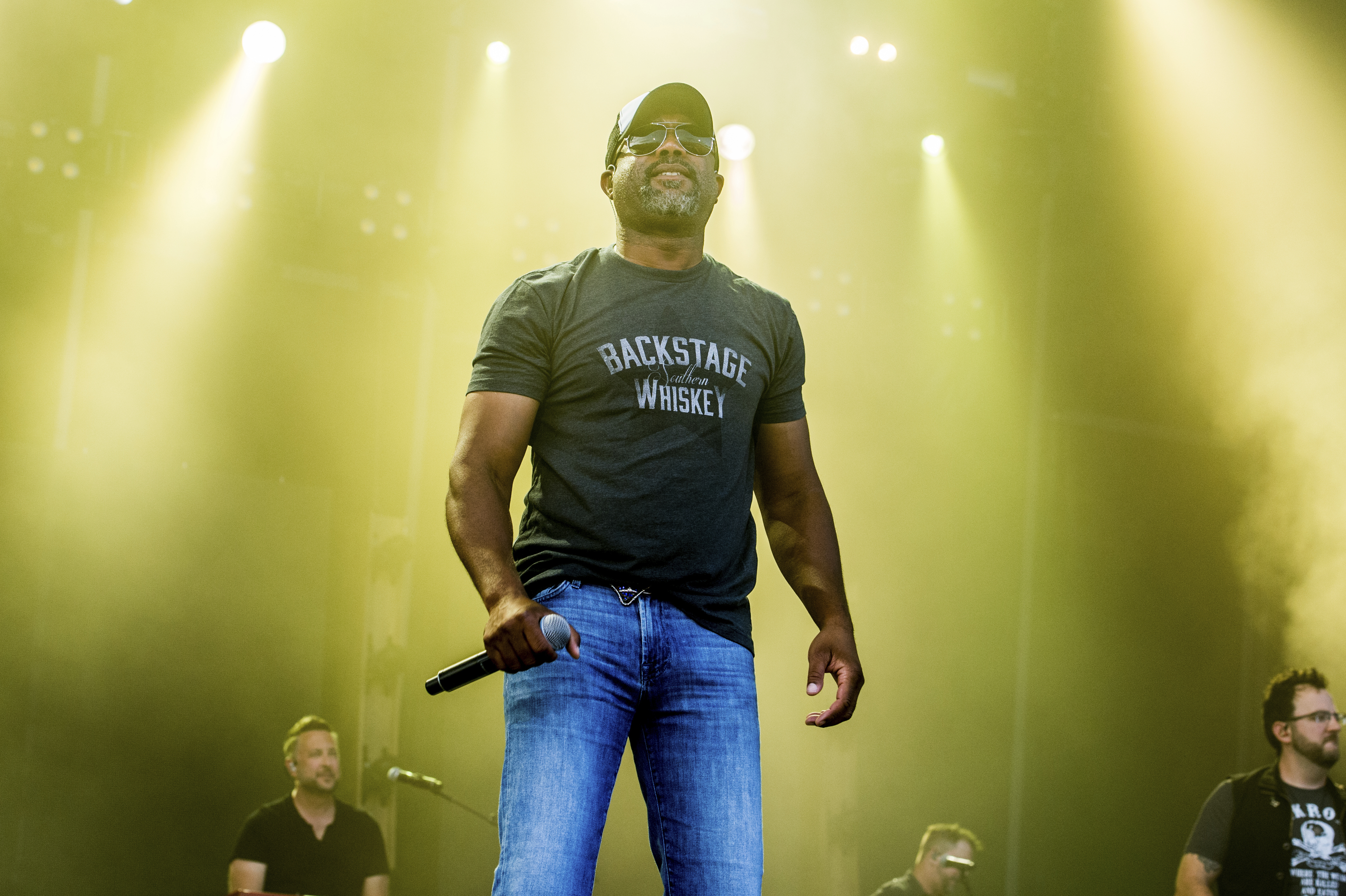 In this July 22, 2017 file photo, Darius Rucker performs at the Faster Horses Music Festival in Brooklyn, Mich. Artists like Rucker, Kane Brown and Jimmie Allen have all had No. 1 country hits in recent years. Amy Harris—Invision/AP