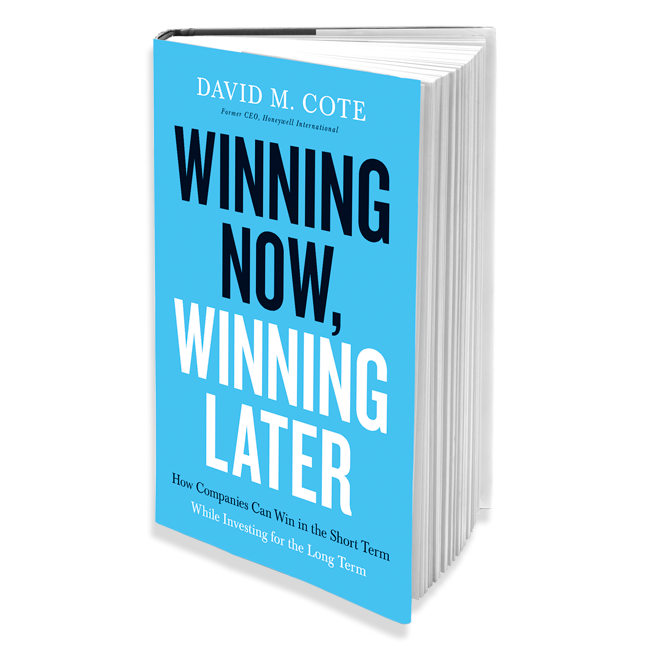 David Cote-Winning Now, Winning Later