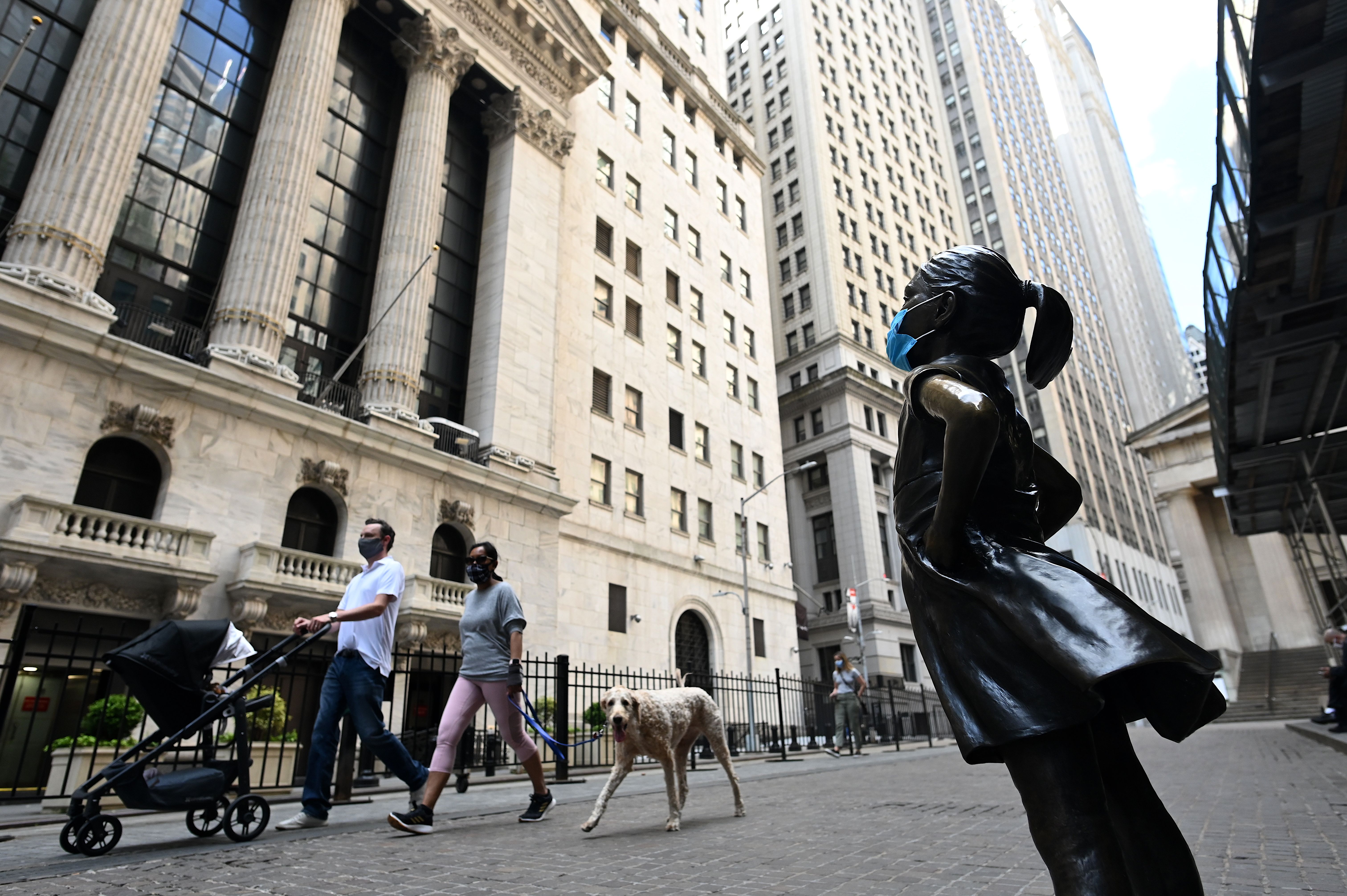 Markets rose on optimism of the economy reopening. Johannes Eisele/AFP —Getty Images