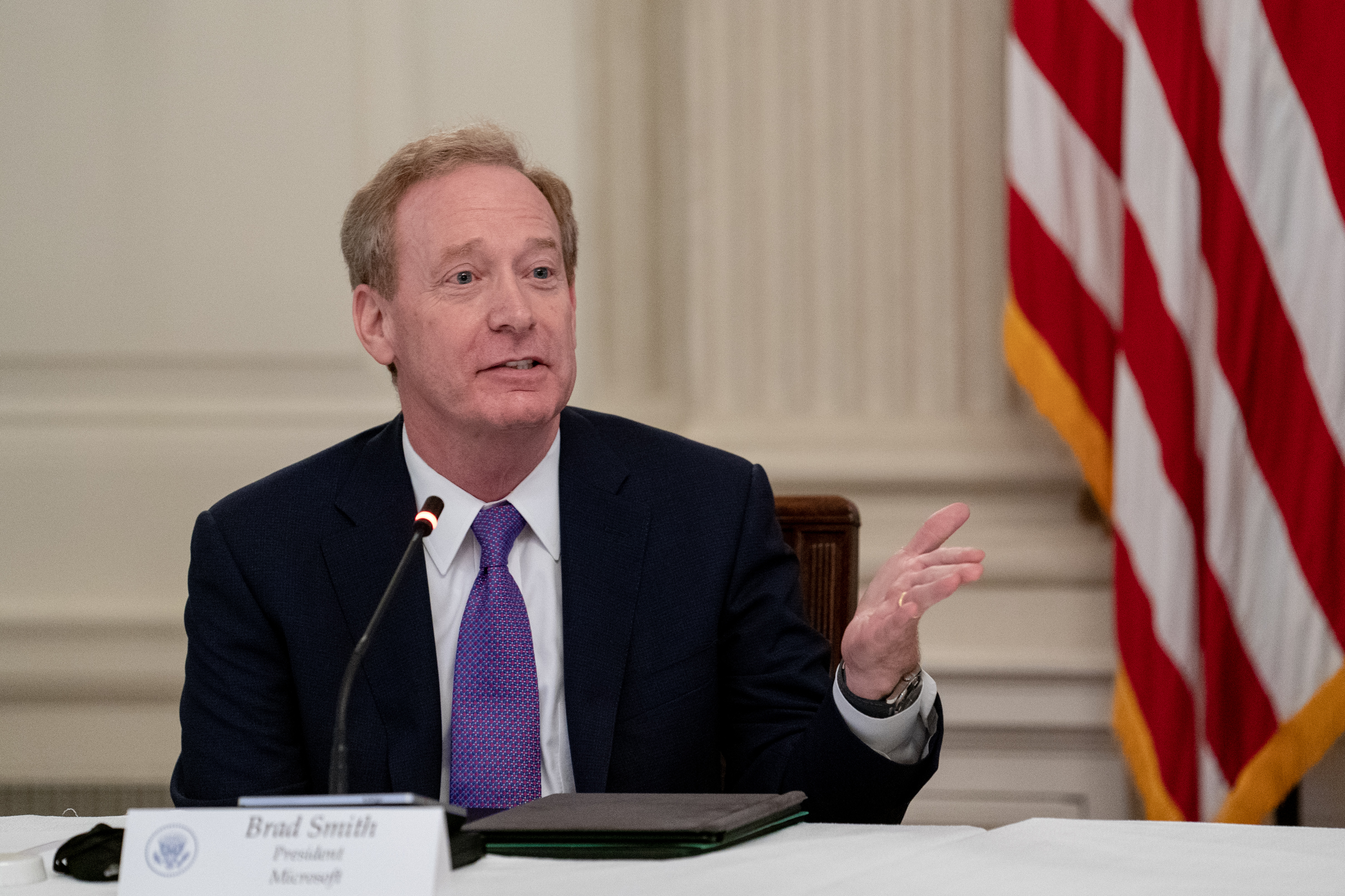 Brad Smith, president of Microsoft. 