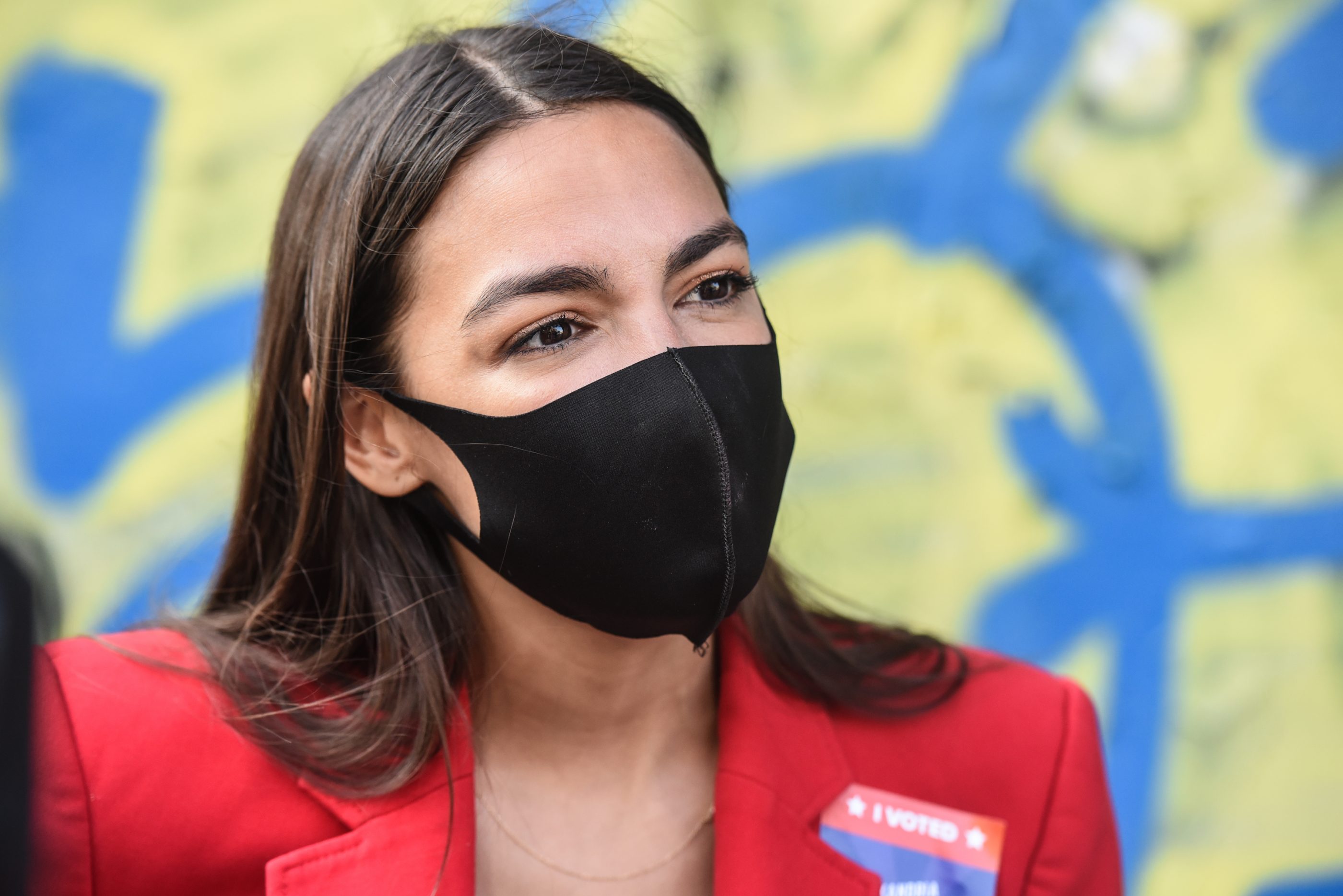 Rep. Alexandria Ocasio-Cortez defeated a primary challenge from former CNBC anchor Michelle Caruso-Cabrera, who positioned herself as a moderate, pro-business alternative. Stephanie Keith—Getty Images