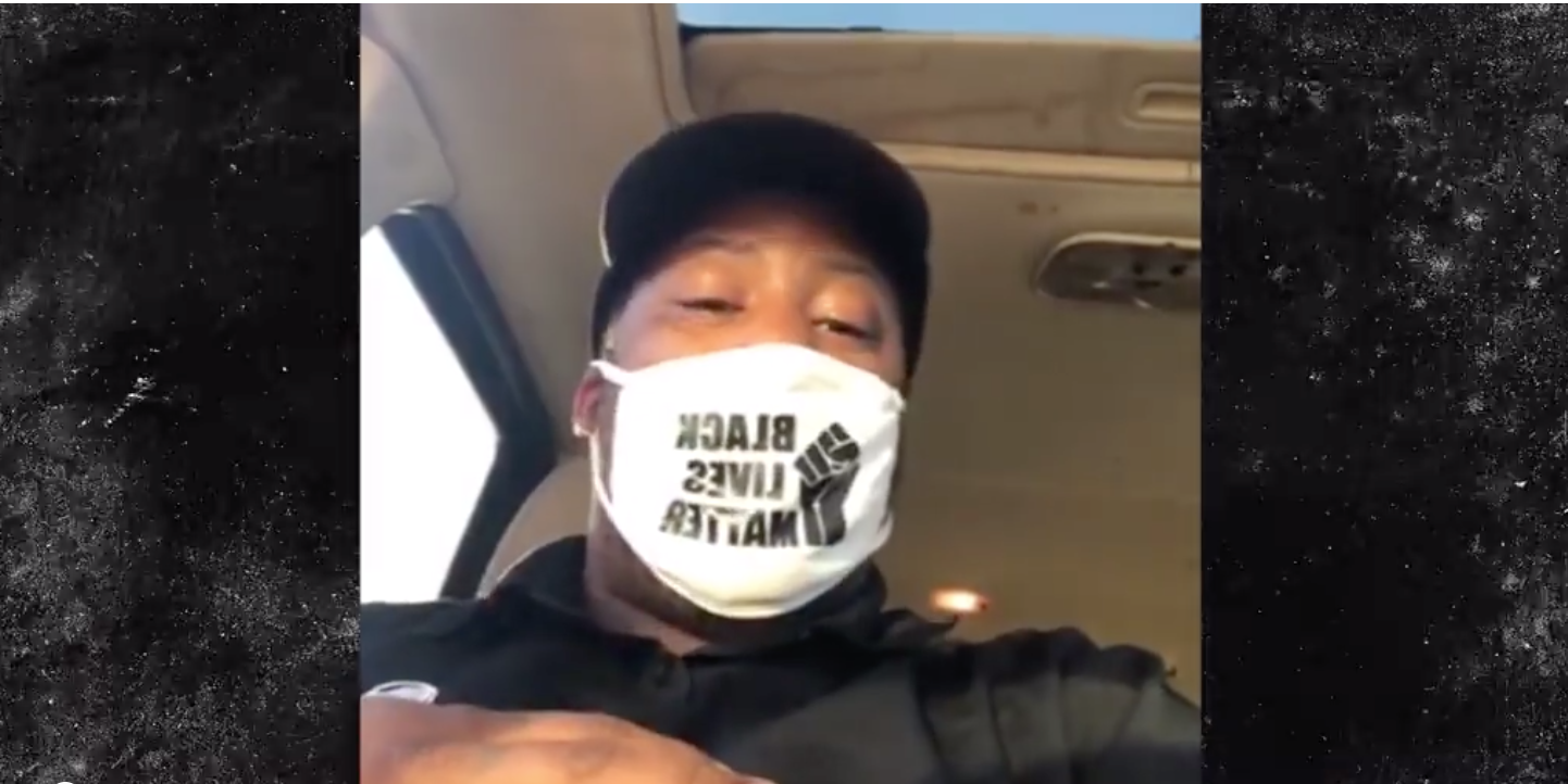 Ohio man Denzel Skinner says he was fired from a Taco Bell for wearing a Black Lives Matter face mask.