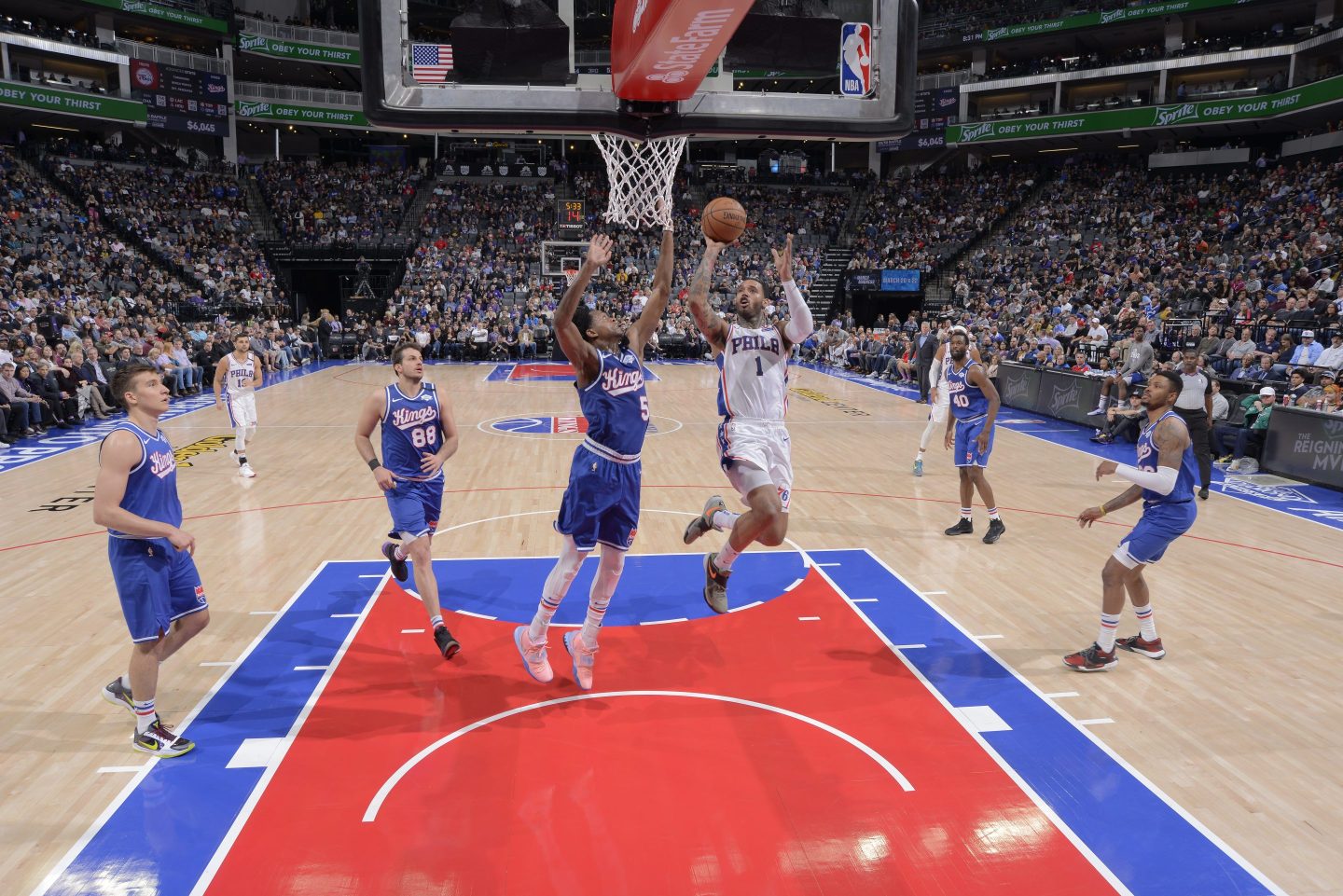 NBA basketball game