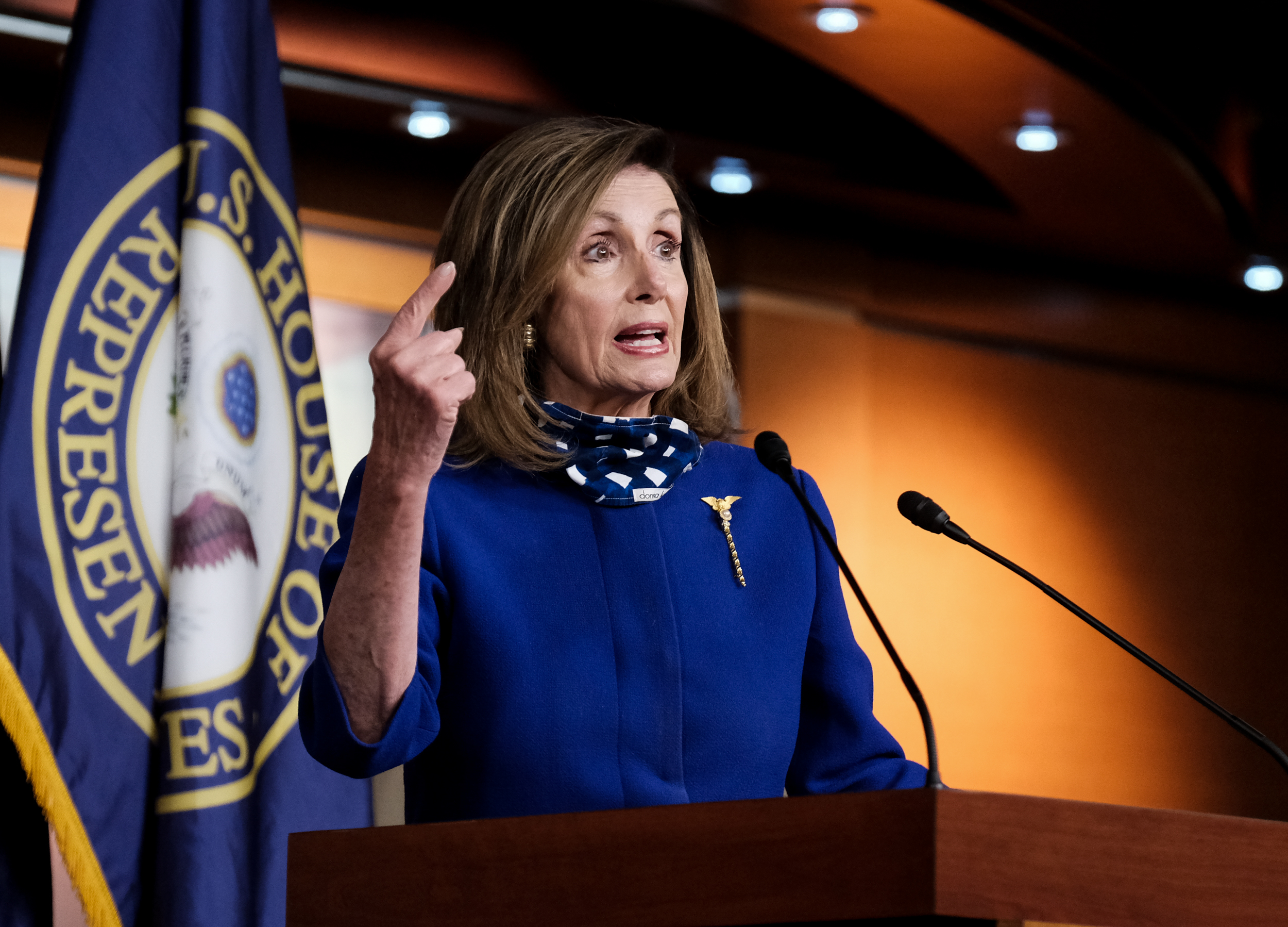 U.S. Speaker of the House Rep. Nancy Pelosi (D-CA) has supported keeping more robust unemployment benefits for workers. Photo by Michael A. McCoy/Getty Images