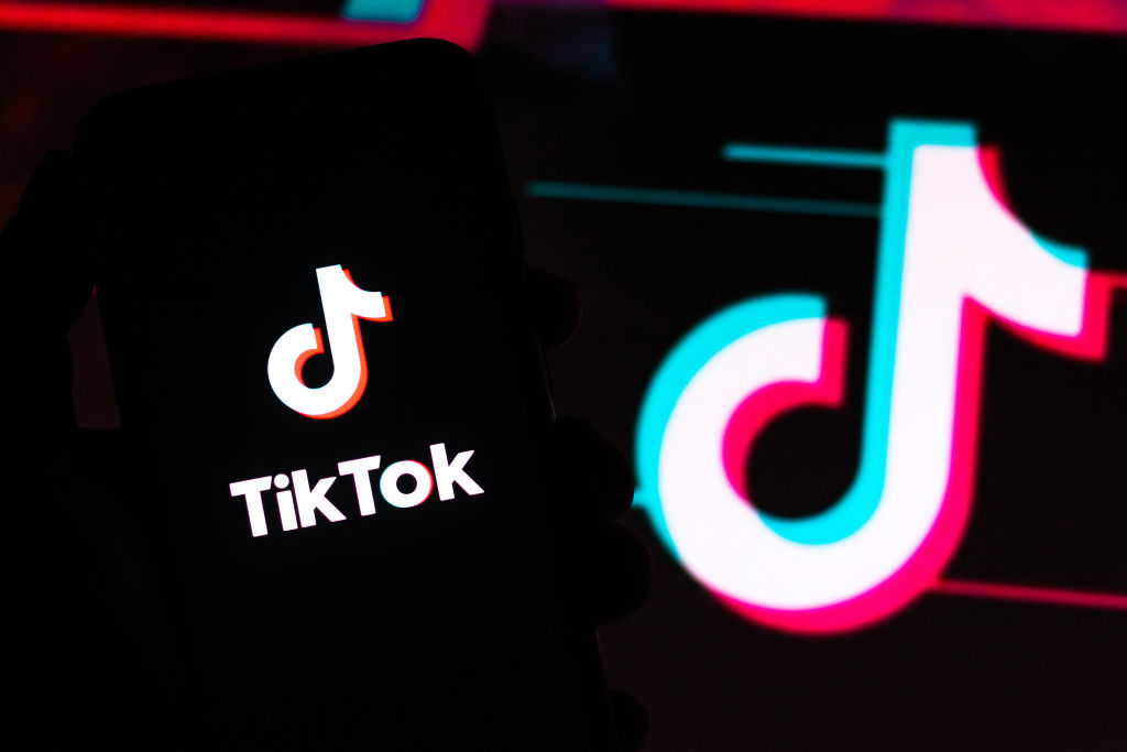 In this photo illustration a TikTok logo seen displayed on a smartphone. (Photo Illustration by Rafael Henrique/SOPA Images/LightRocket via Getty Images)