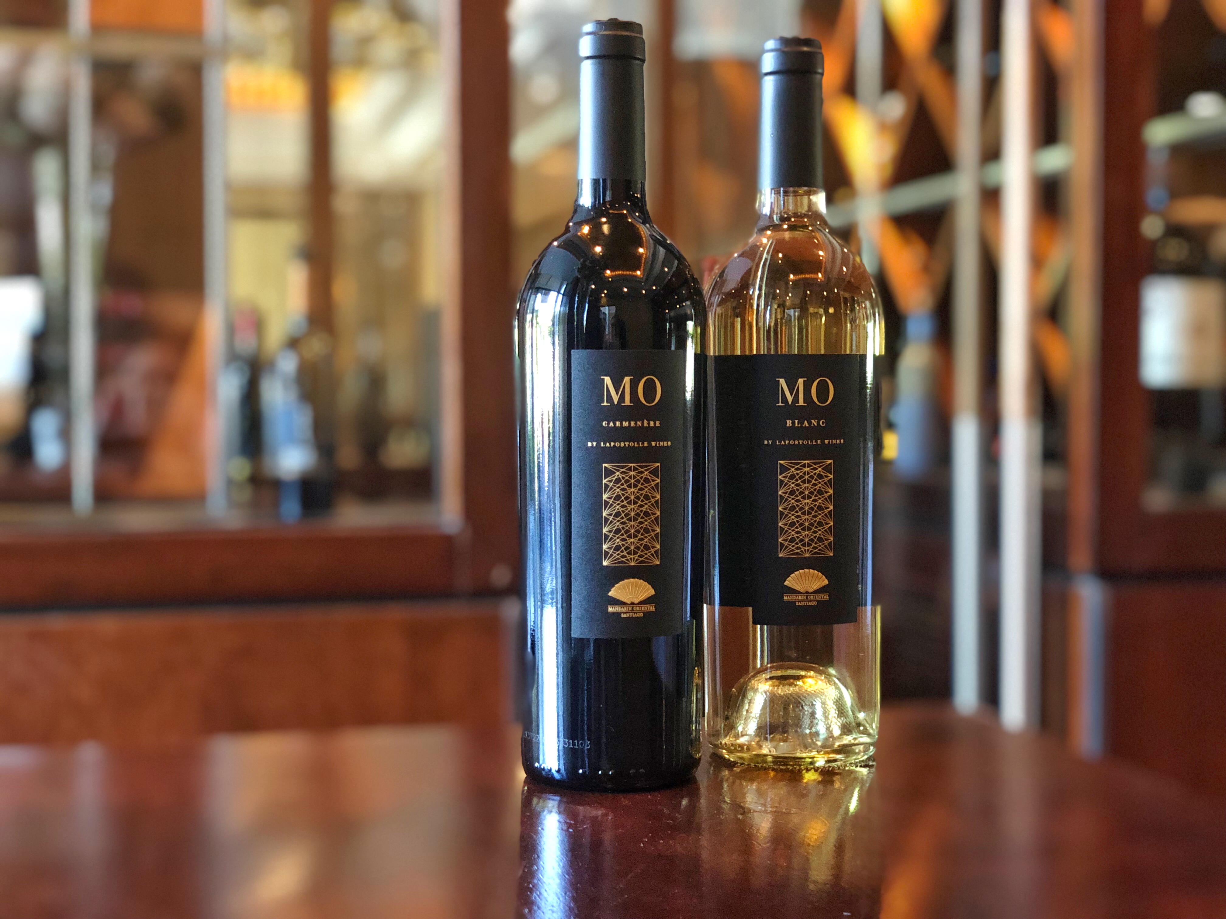 Mandarin Oriental, Santiago's proprietary wines include a Carménère and a white blend.