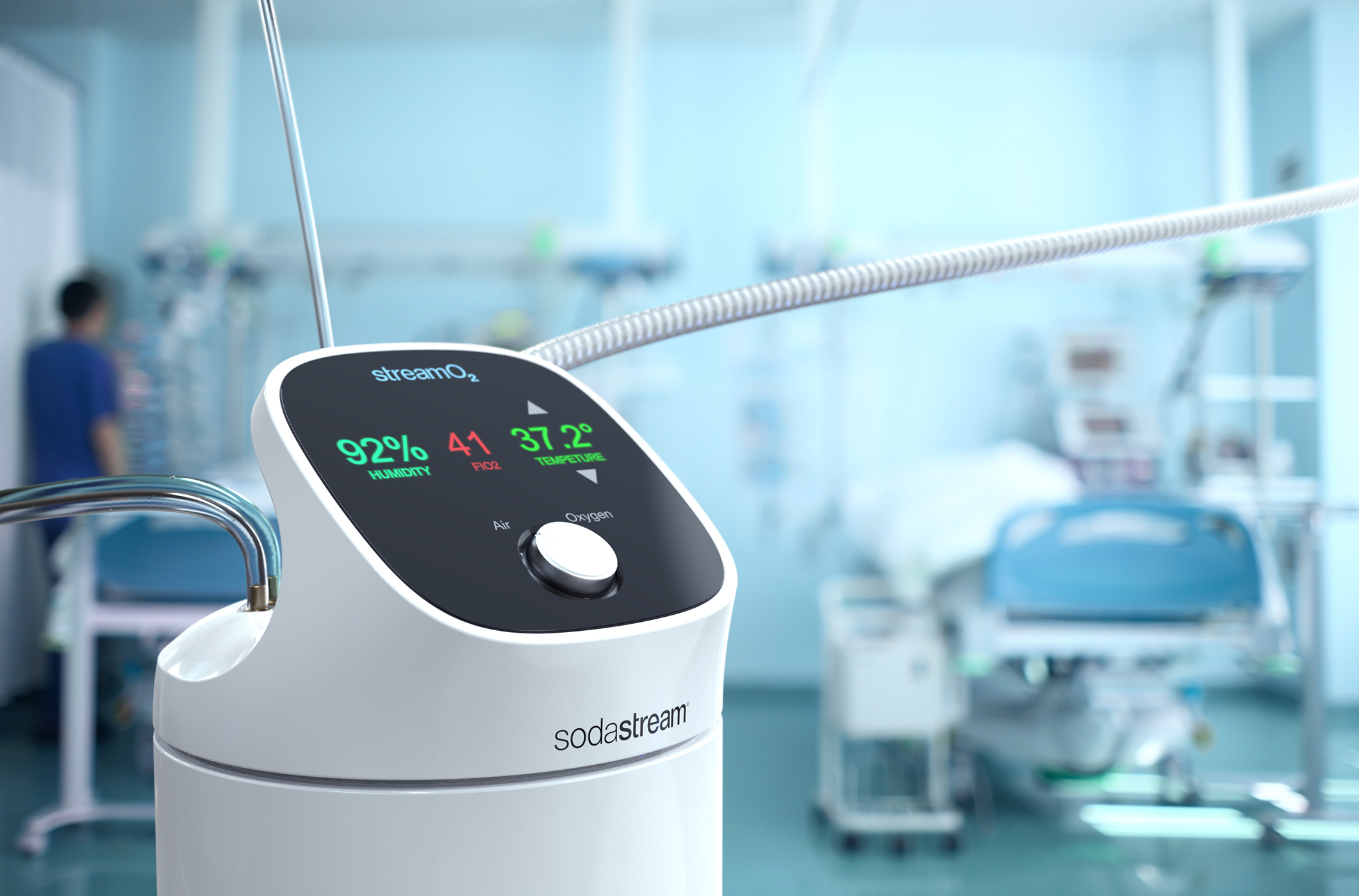 A collaboration between SodaStream and an Israeli hospital has led to a clinical trial for a respiratory device to treat COVID-19.
