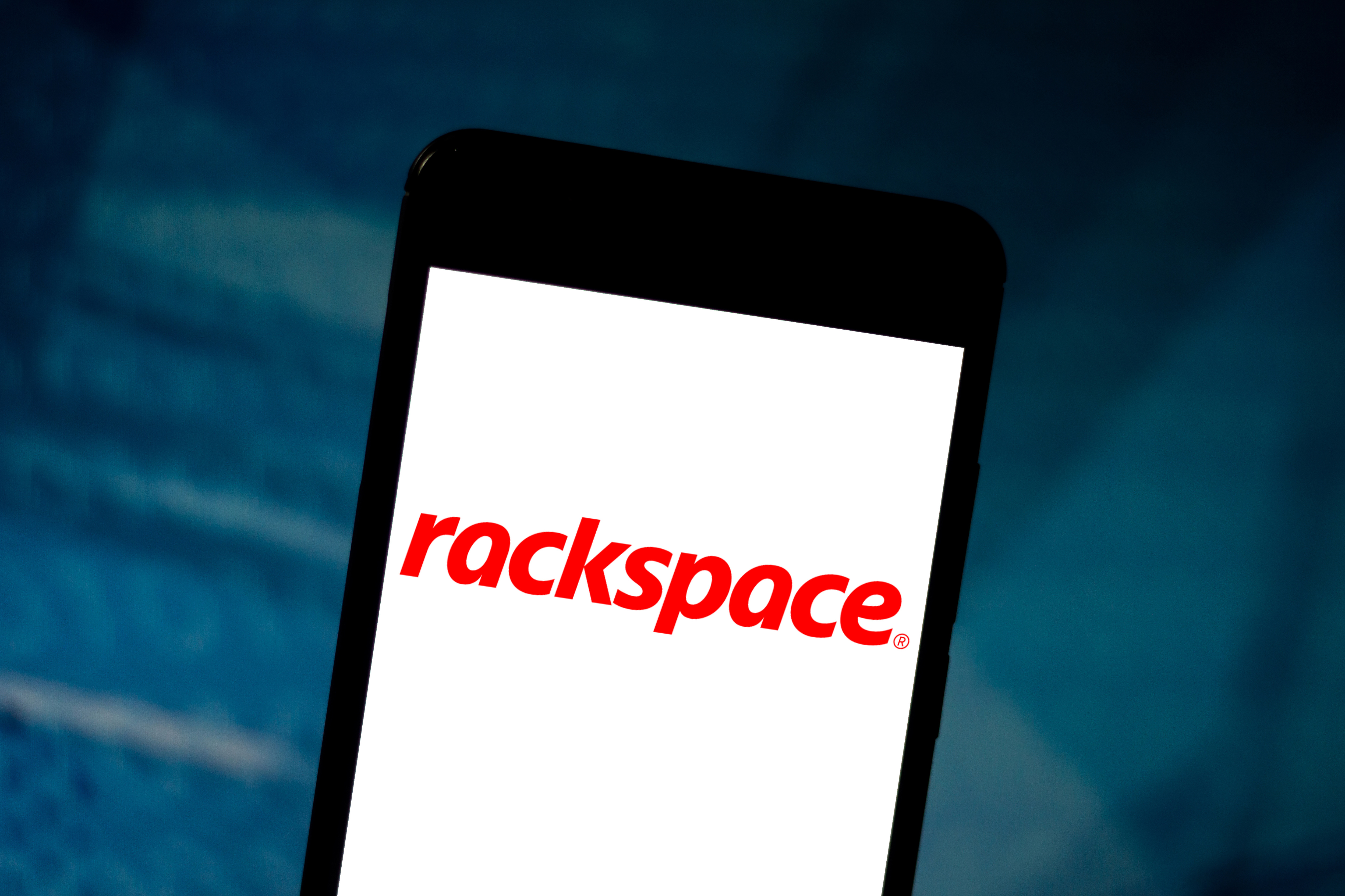 BRAZIL - 2019/07/08: In this photo illustration a Rackspace logo seen displayed on a smartphone.