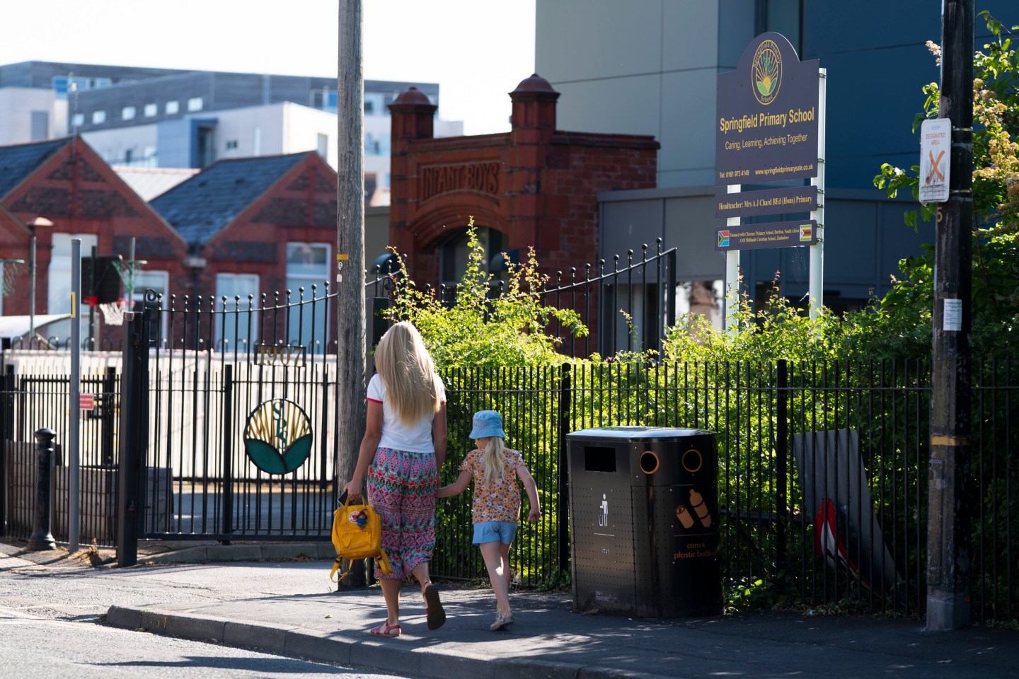 Boris Johnson is urging parents to send their children back to school this fall