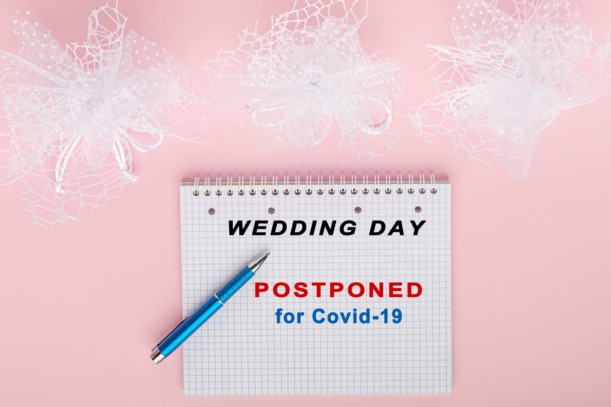 If a couple has to postpone their wedding because of COVID-19, here’s an easy guide to follow.