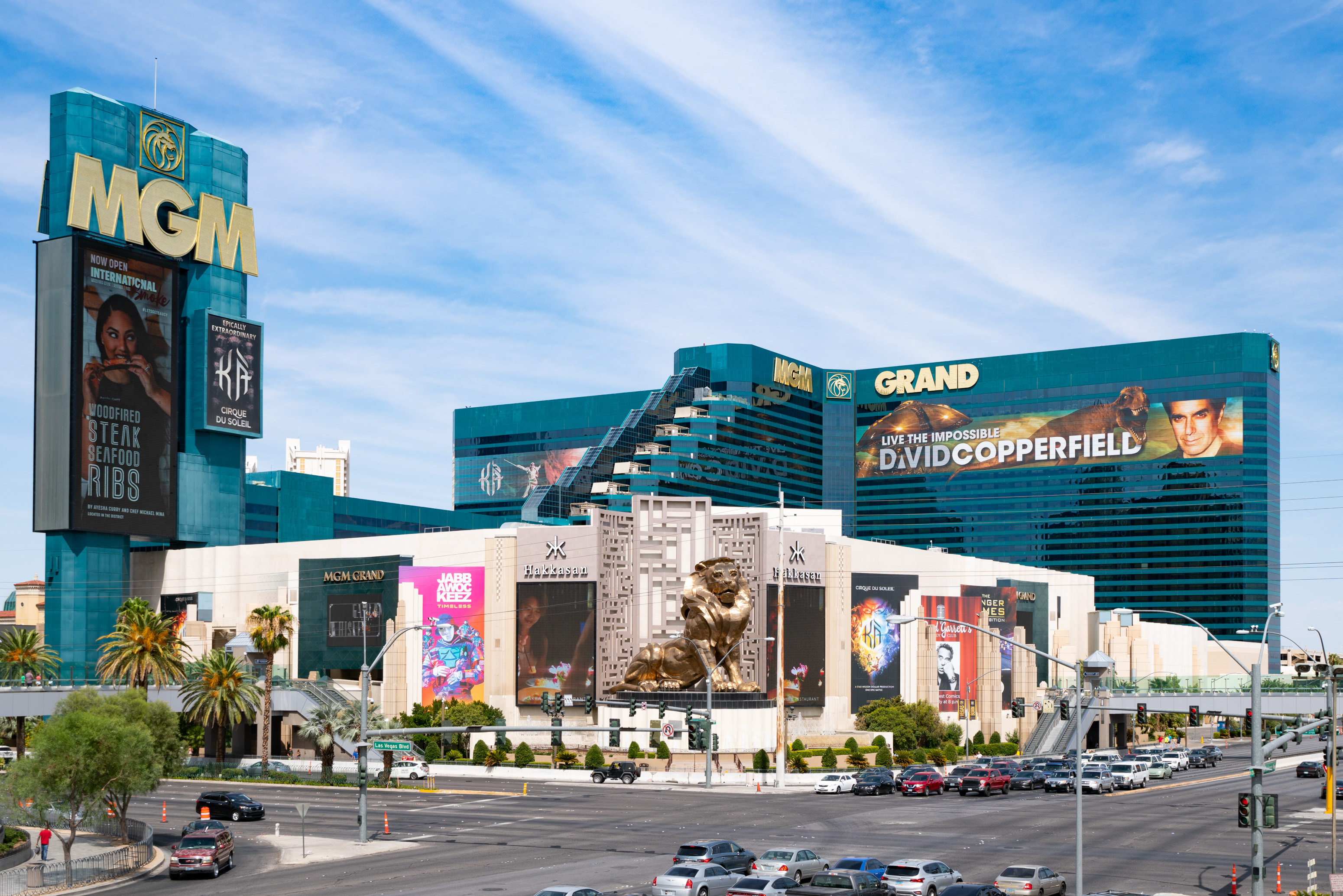 LAS VEGAS, NV - AUGUST 16: General views of the MGM Grand Las Vegas Hotel &amp; Casino on August 16, 2020 in Las Vegas, Nevada.  (Photo by AaronP/Bauer-Griffin/GC Images)