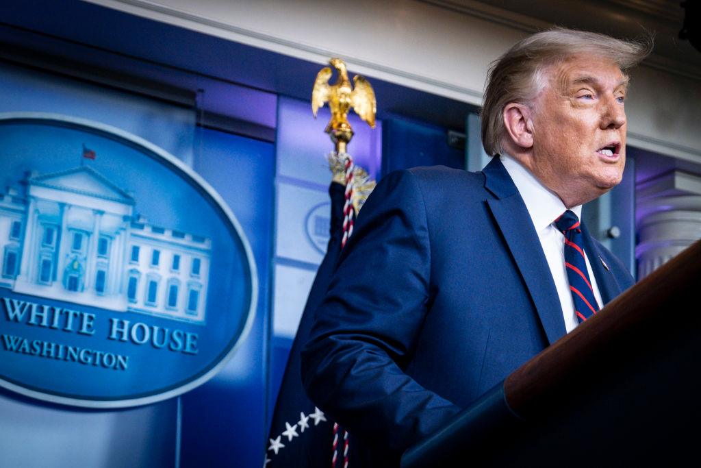 President Trump Holds A News Conference On Administration's Covid Response