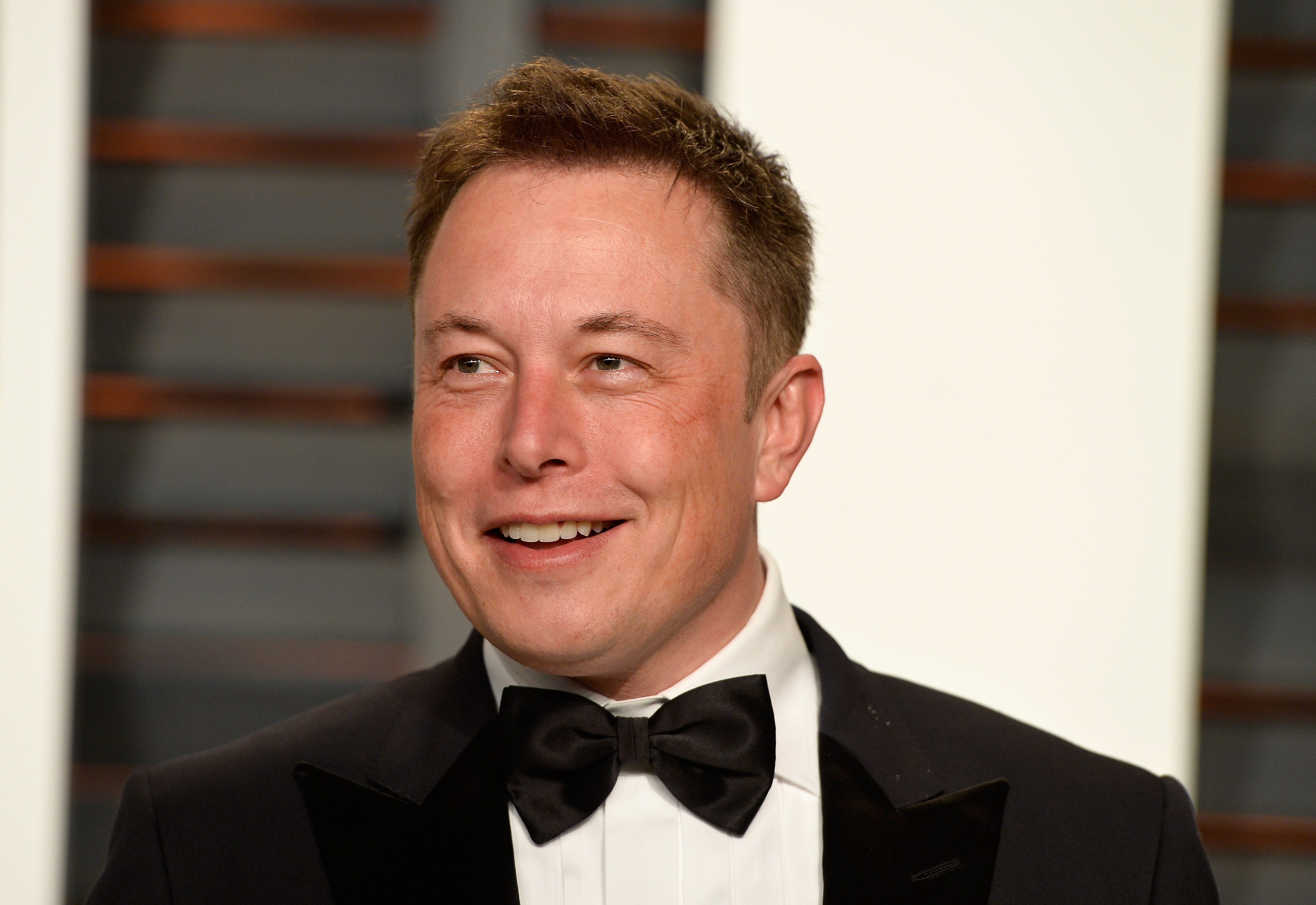 BEVERLY HILLS, CA - FEBRUARY 22: CEO of Tesla and Space X Elon Musk attends the 2015 Vanity Fair Oscar Party hosted by Graydon Carter at Wallis Annenberg Center for the Performing Arts on February 22, 2015 in Beverly Hills, California.
