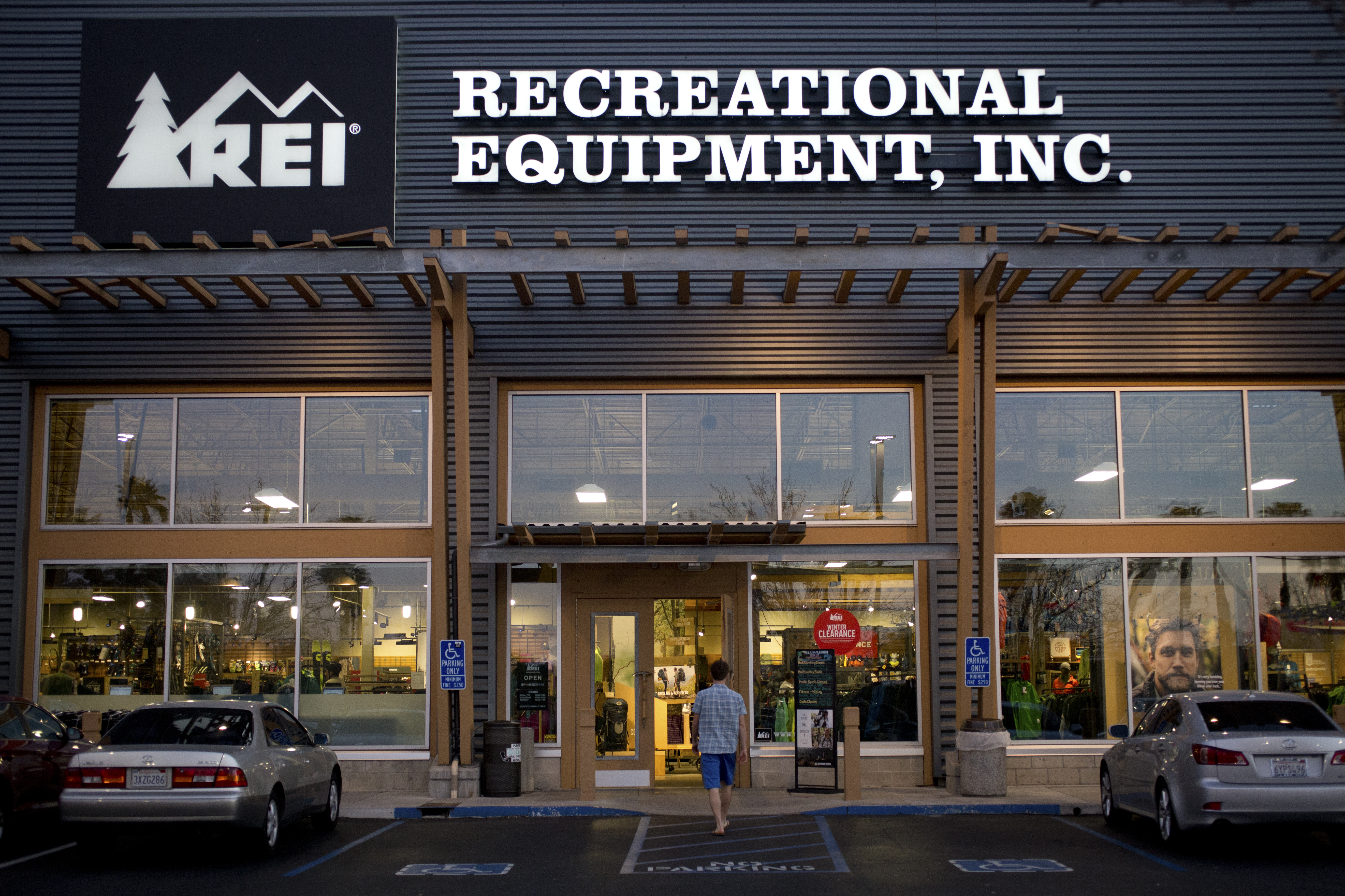 Recreational Equipement, Inc., retailer specialized in outdoor recreation and sporting goods in San Diego. (Photo by Dünzlullstein bild via Getty Images)