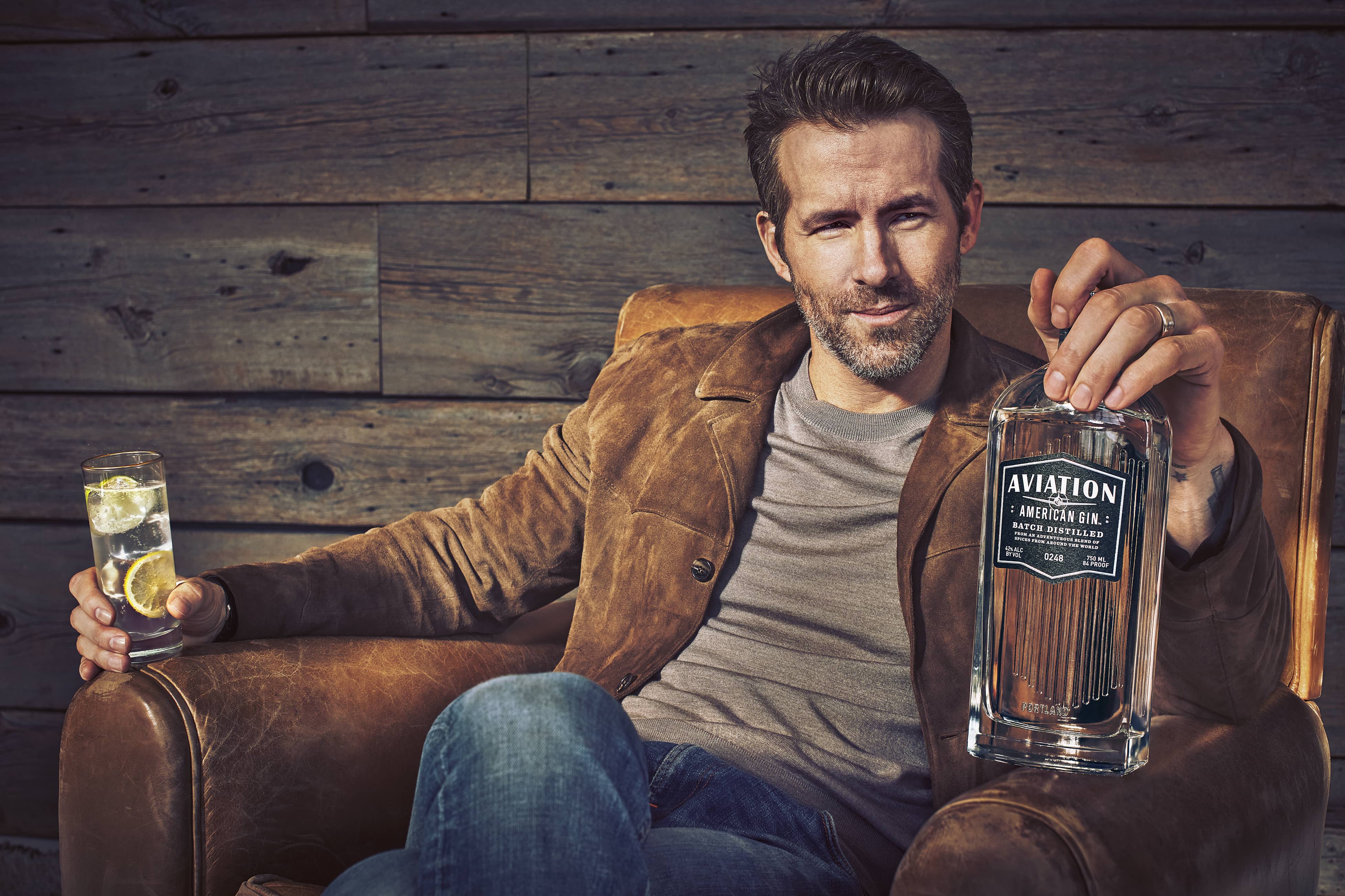 Ryan Reynolds will retain an ongoing ownership interest in Aviation Gin.
