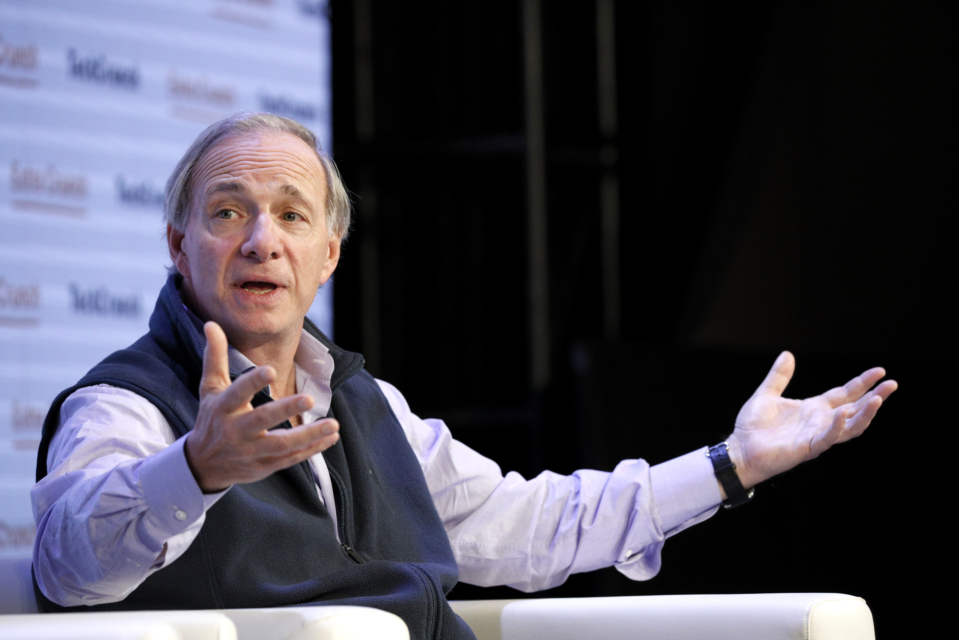 SAN FRANCISCO, CALIFORNIA - OCTOBER 02: Bridgewater Associates Founder & Co-Chairman/Co-CIO Ray Dalio speaks onstage during TechCrunch Disrupt San Francisco 2019 at Moscone Convention Center on October 02, 2019 in San Francisco, California. (Photo by Kimberly White/Getty Images for TechCrunch)