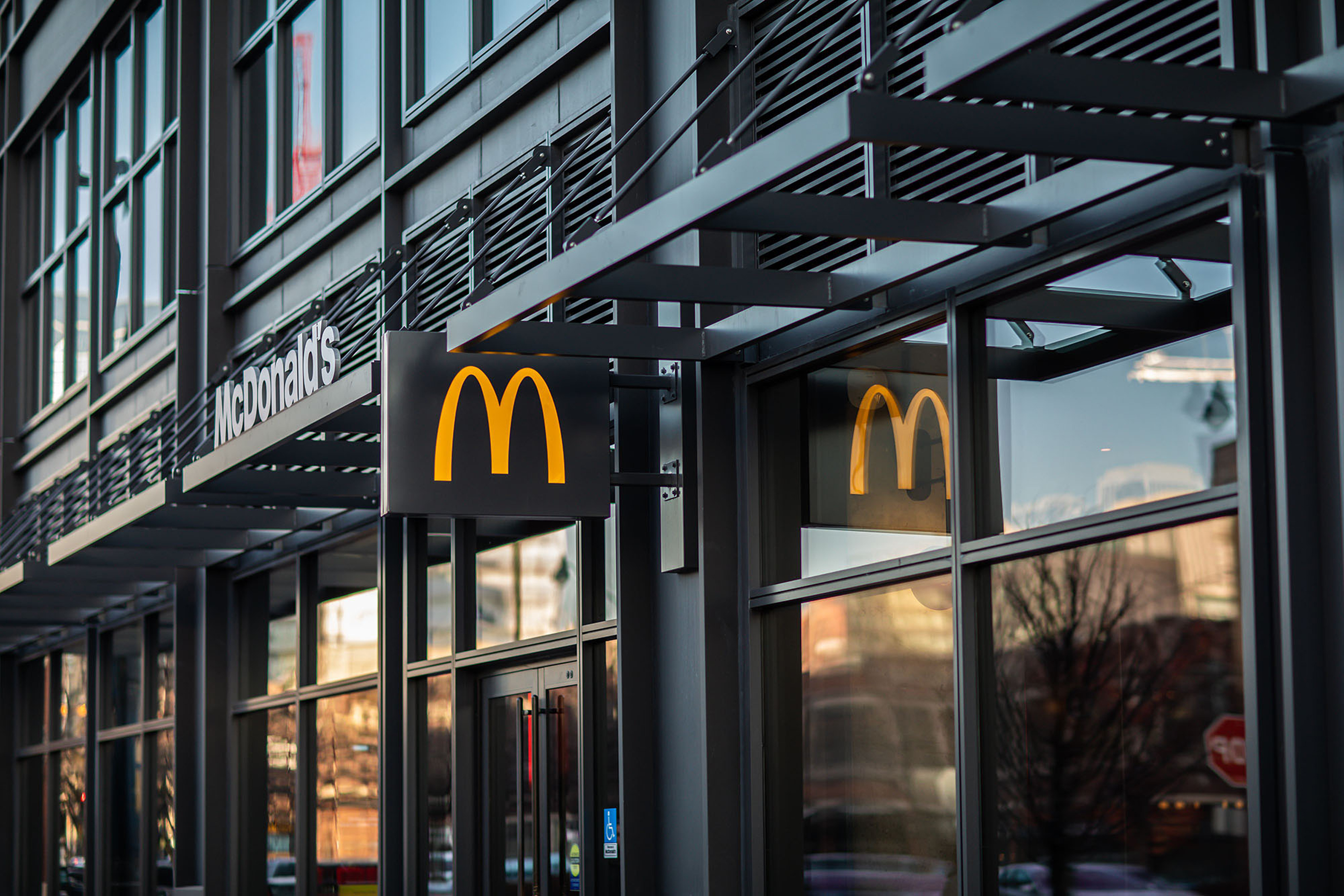 McDonald's global headquarters in Chicago. The company is being sued by a group of former Black franchisees alleging discrimination.