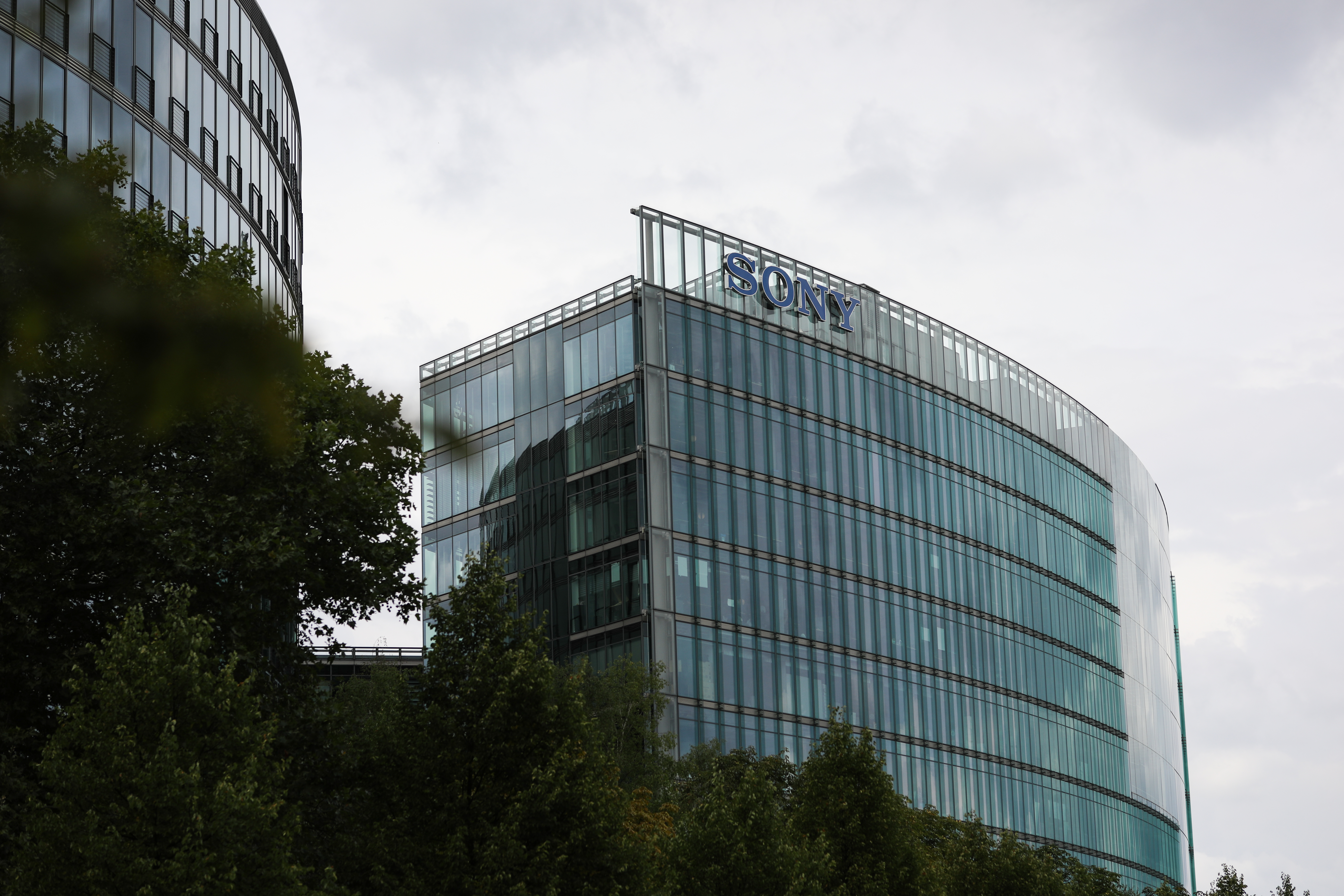 BERLIN, GERMANY - AUGUST 24: Sony sign is seen on August 24, 2020 in Berlin, Germany. Germany is carefully lifting lockdown measures nationwide in an attempt to raise economic activity. 