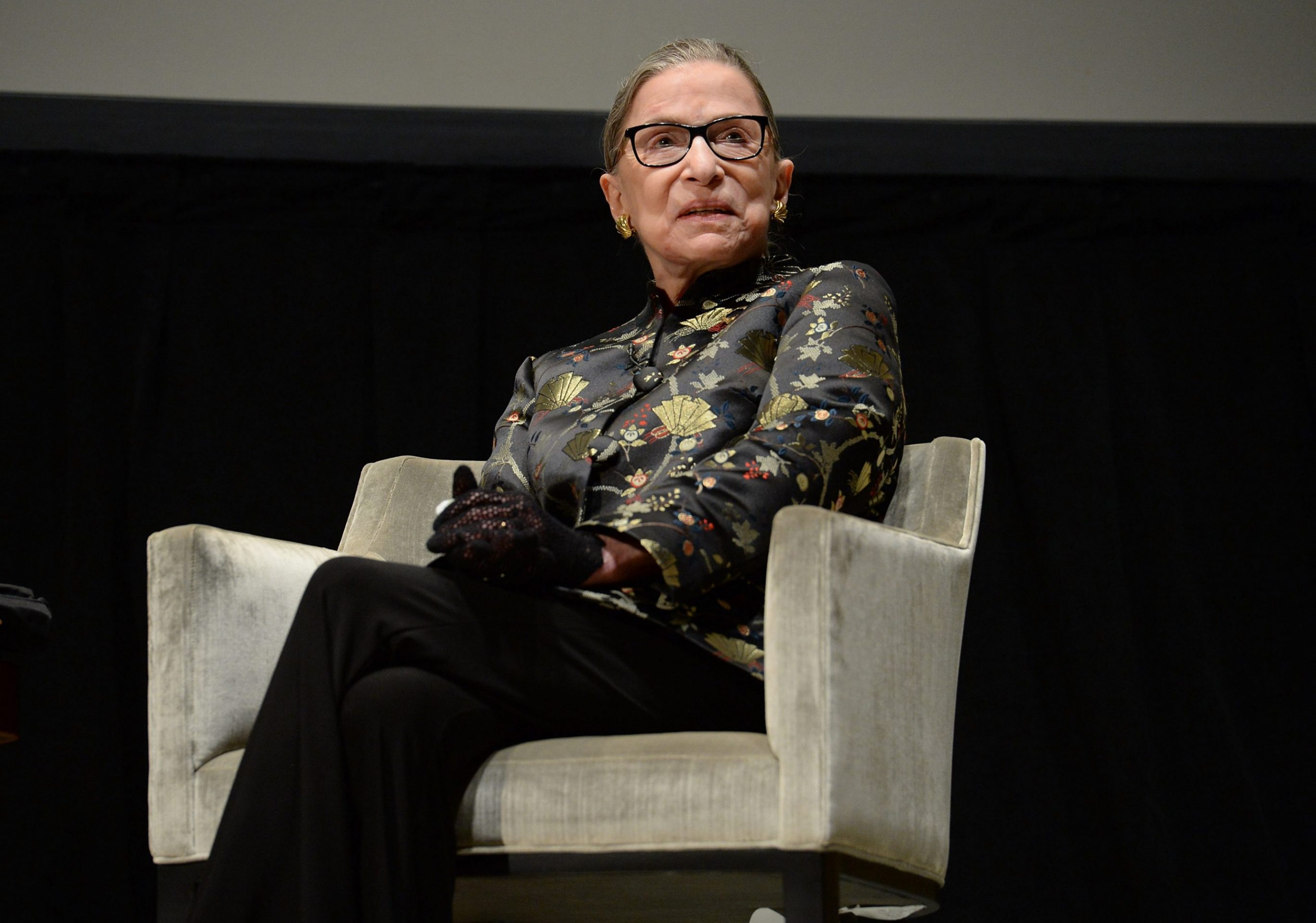 Supreme Court Justice Ruth Bader Ginsburg, who died Friday, pictured in New York City in 2016. Michael Kovac/Getty Images