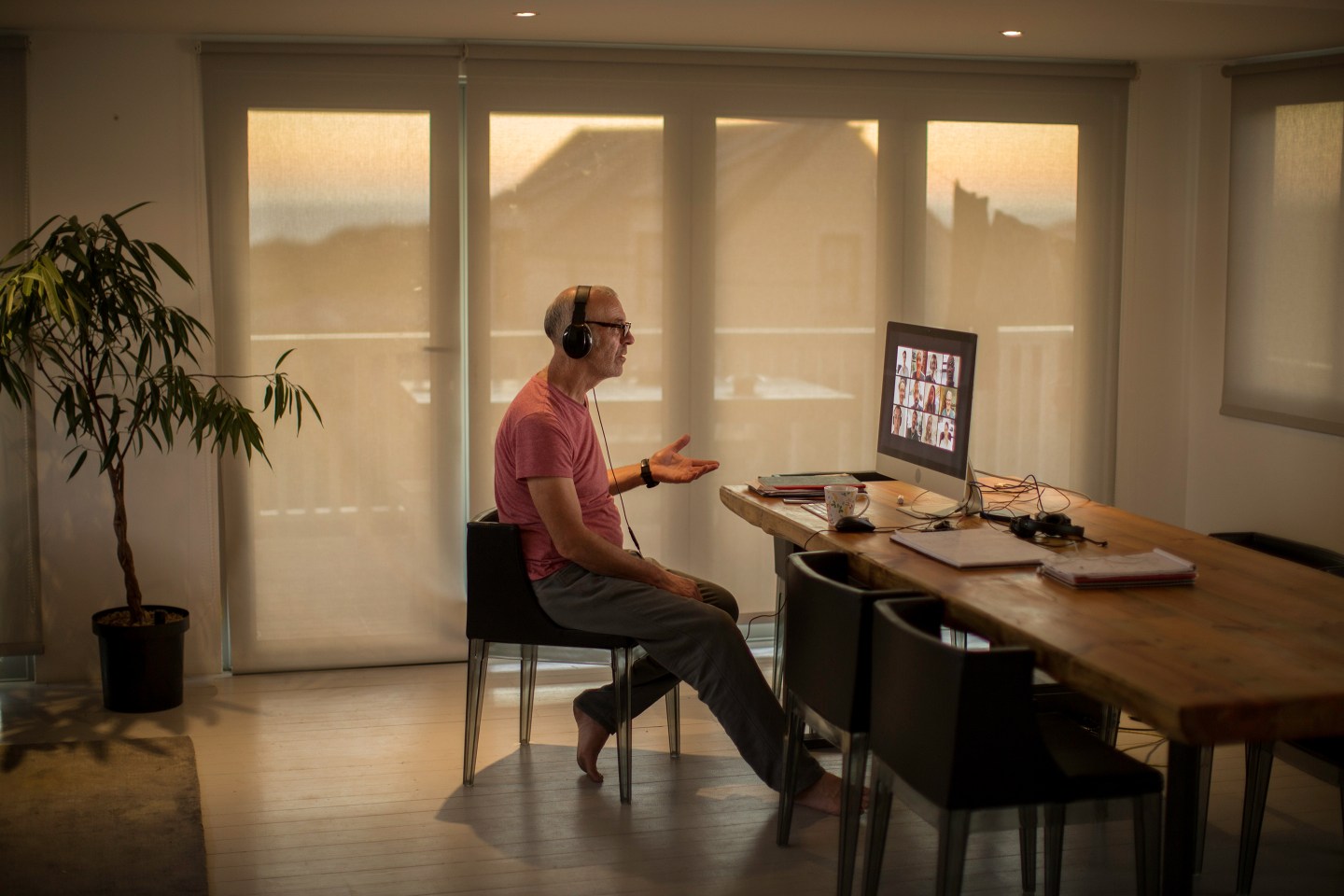 Work from home-manager meeting
