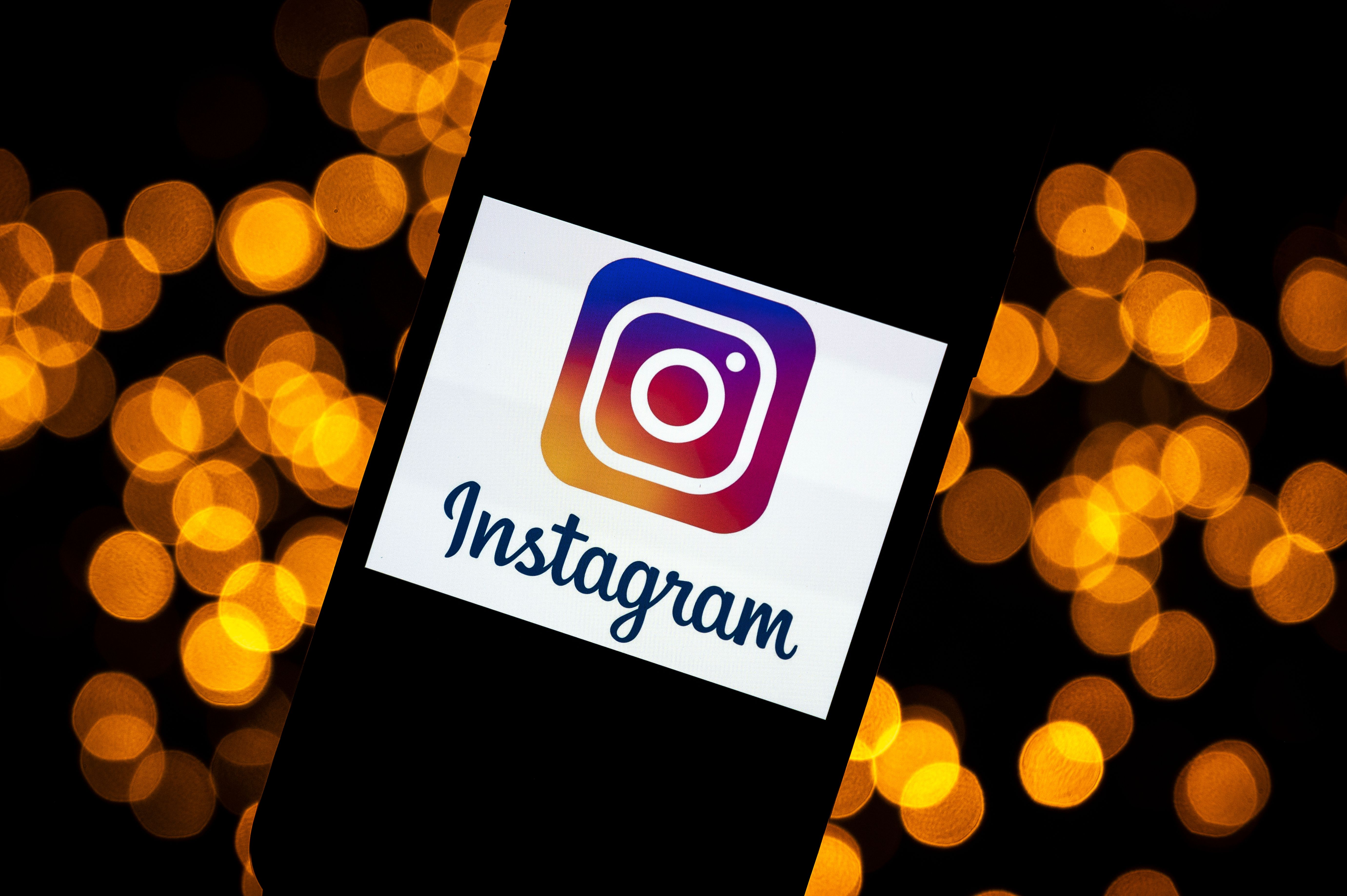 This picture taken on September 28, 2020 shows the logo of the social network Instagram on a smartphone, in Toulouse, southwestern France.