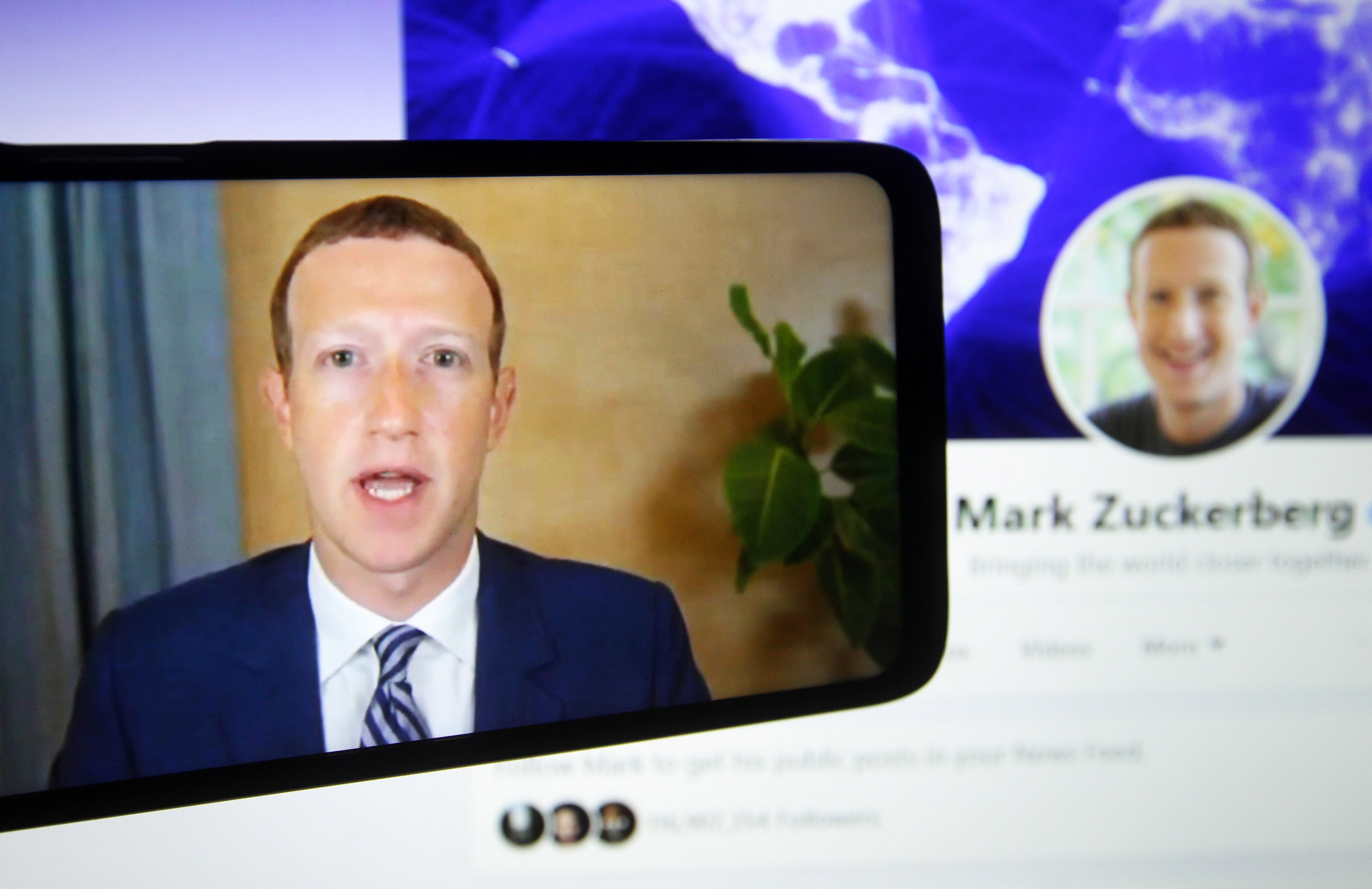 Facebook reported third-quarter earnings.