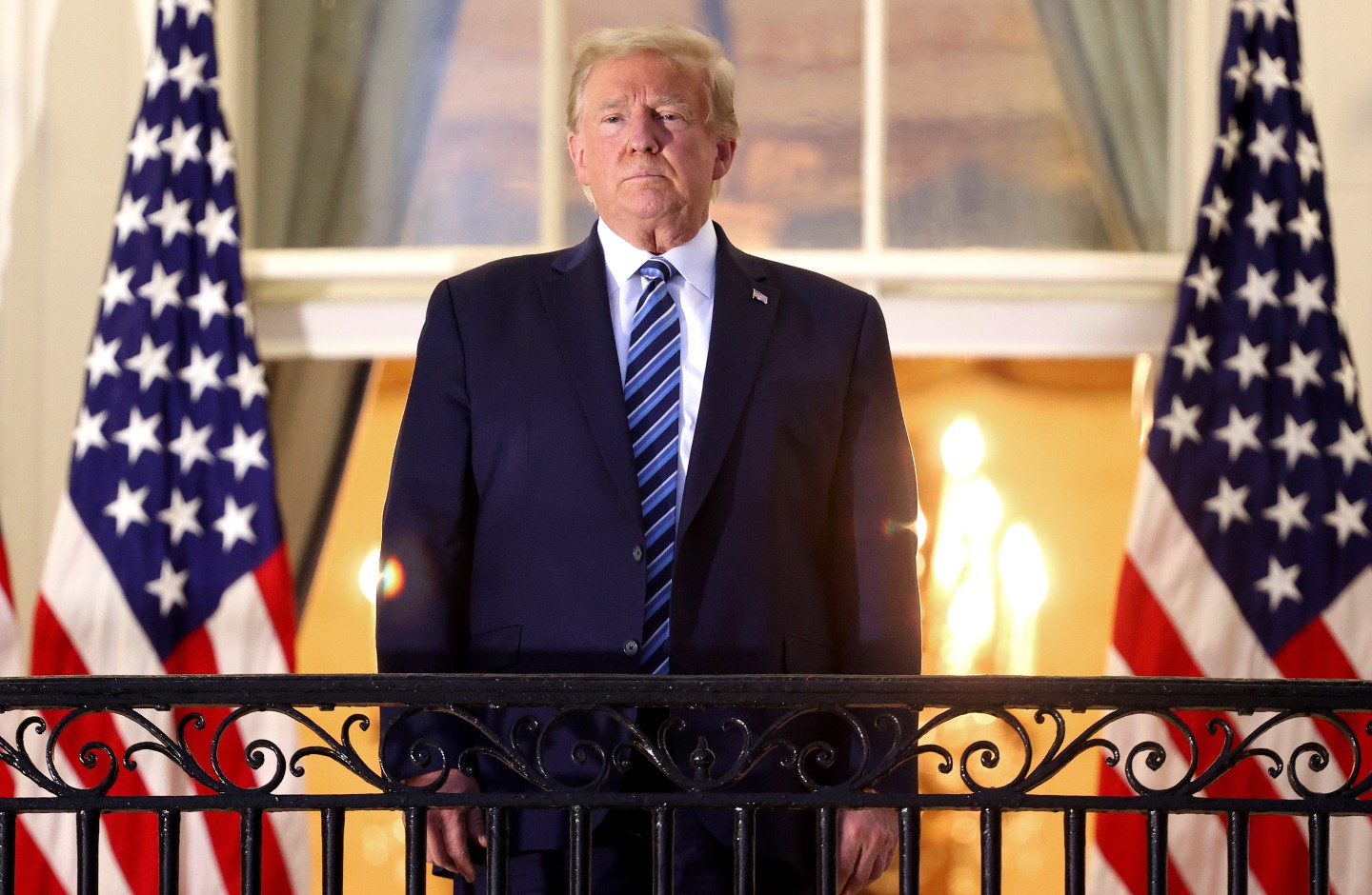 Trump spent his first night back from hospital on a two-hour Twitter spree