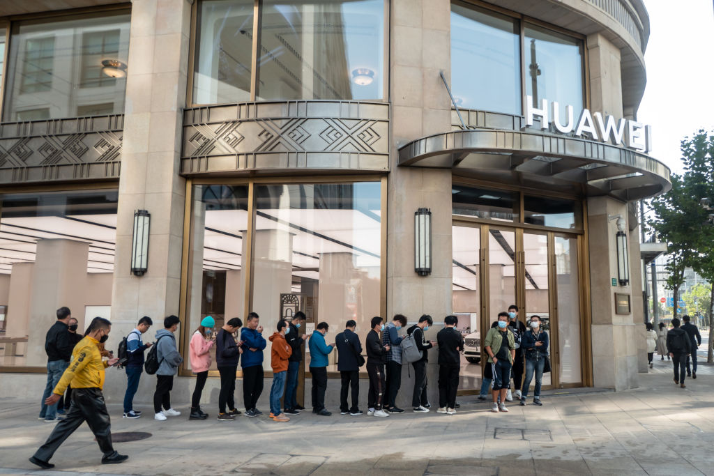 Huawei’s flagship Mate 40 series launched Thursday, the first Huawei smartphone since U.S. sanctions came into effect.