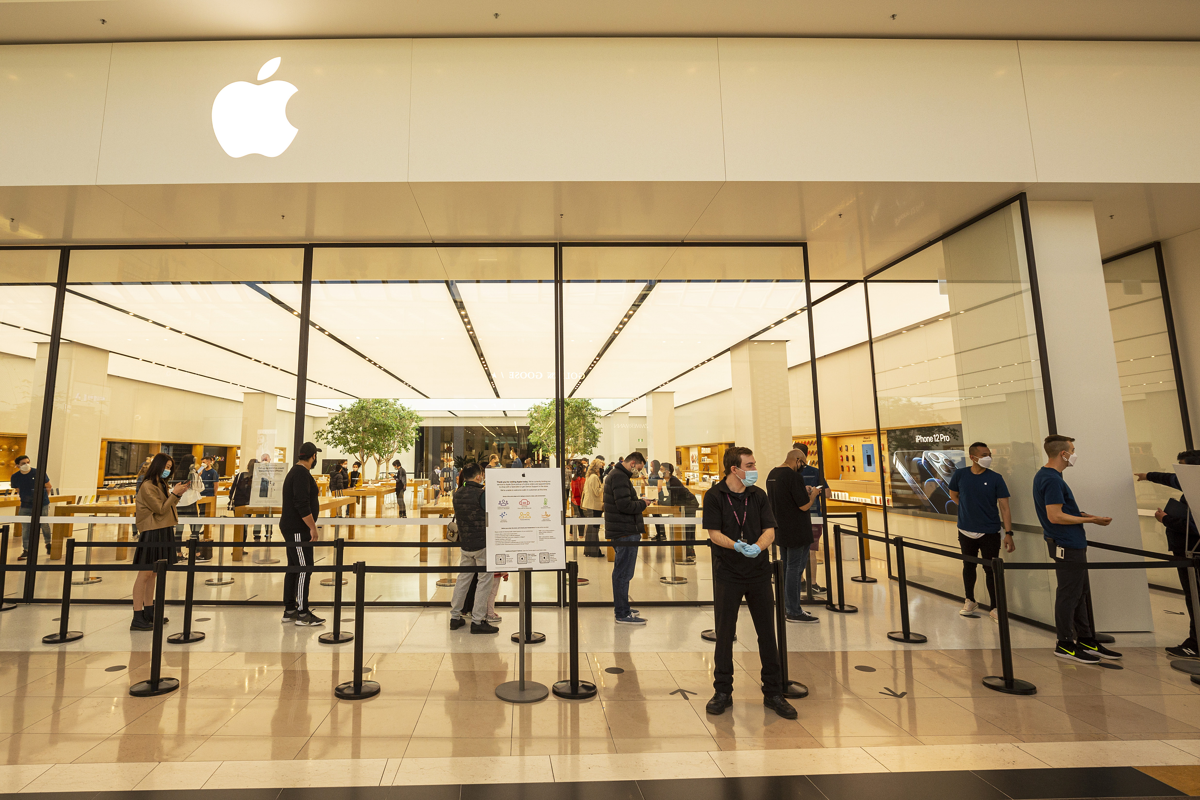 Apple reports quarterly earnings on Thursday.