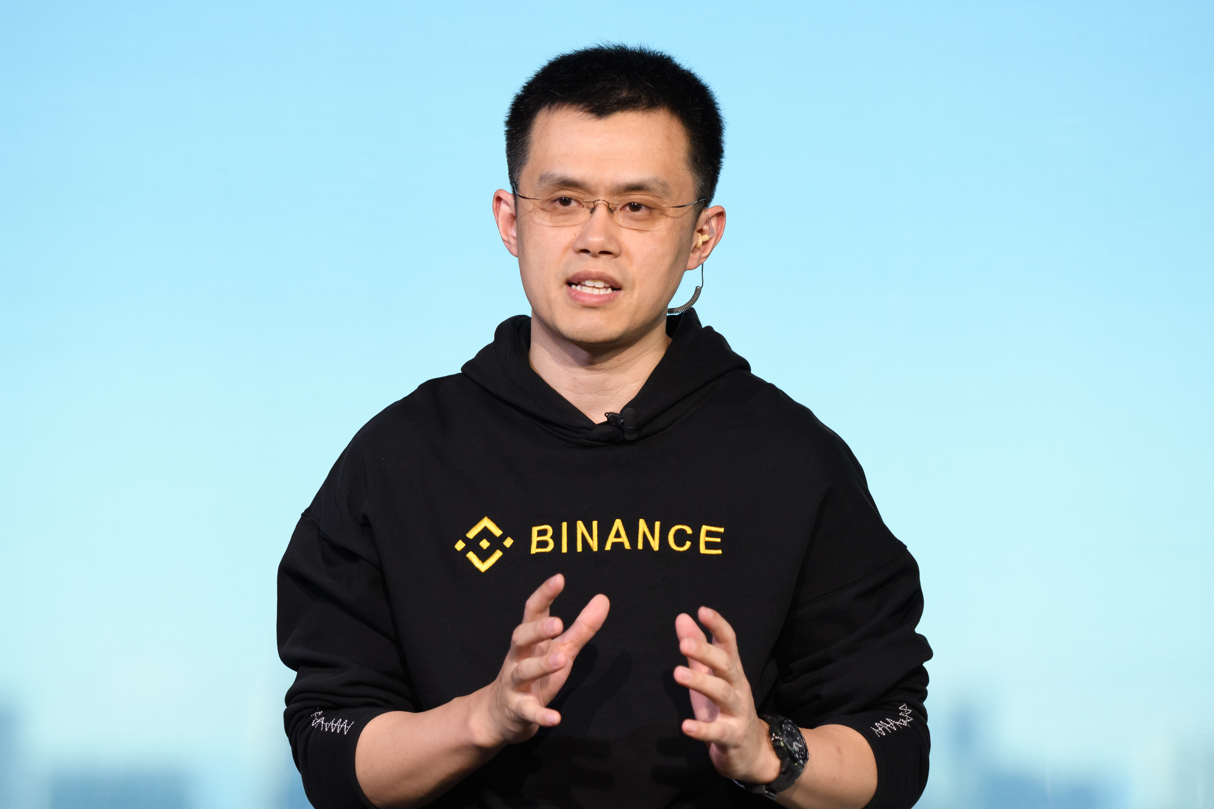 Changpeng Zhao, chief executive officer of Binance, the world’s biggest cryptocurrency exchange.
