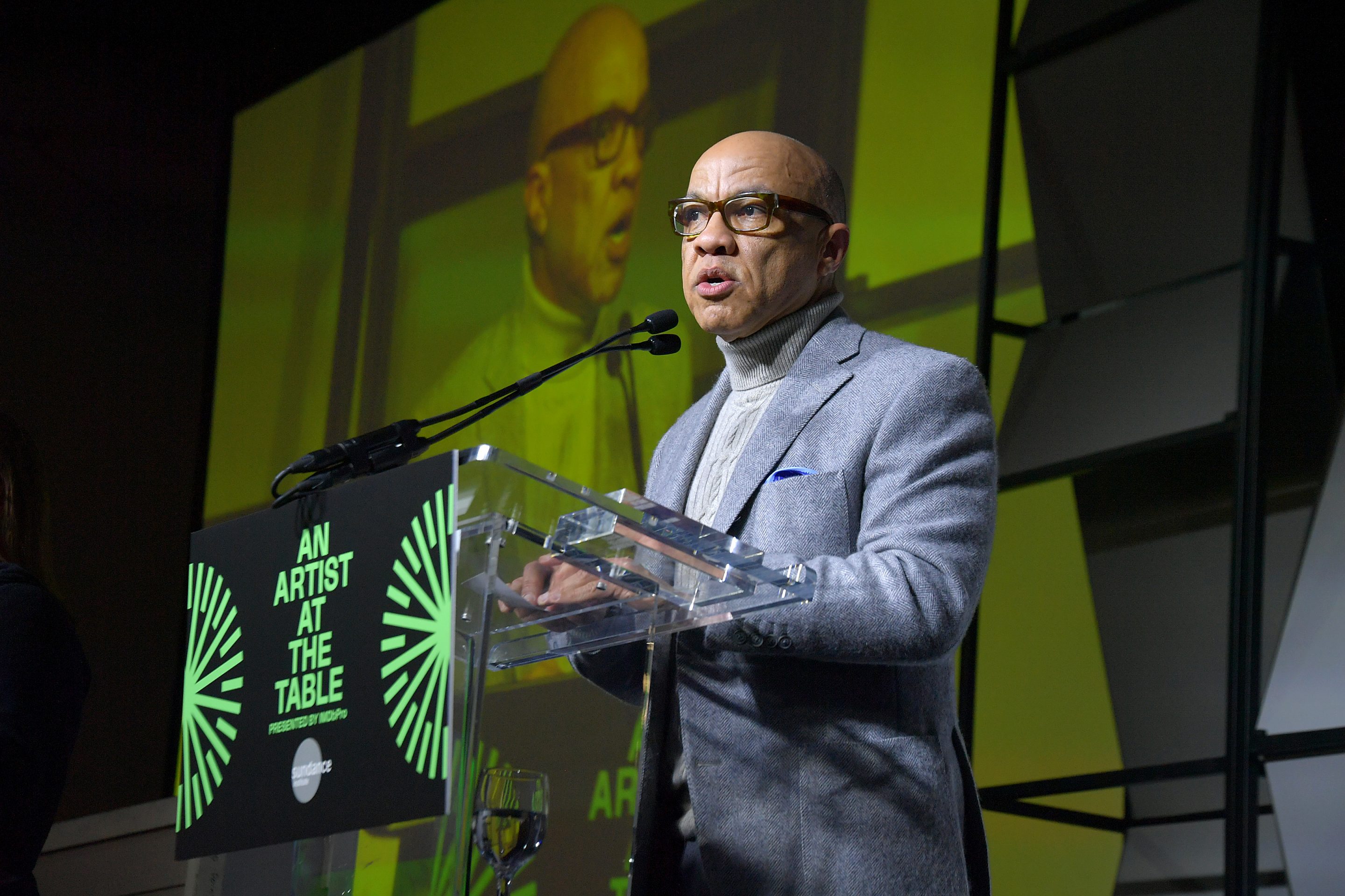 President of the Ford Foundation and recipient of Sundance Institute's Vanguard Award for Philanthropy Darren Walker speaks during 2020 Sundance Film Festival on January 23, 2020 in Park City, Utah. Michael Loccisano/Getty Images