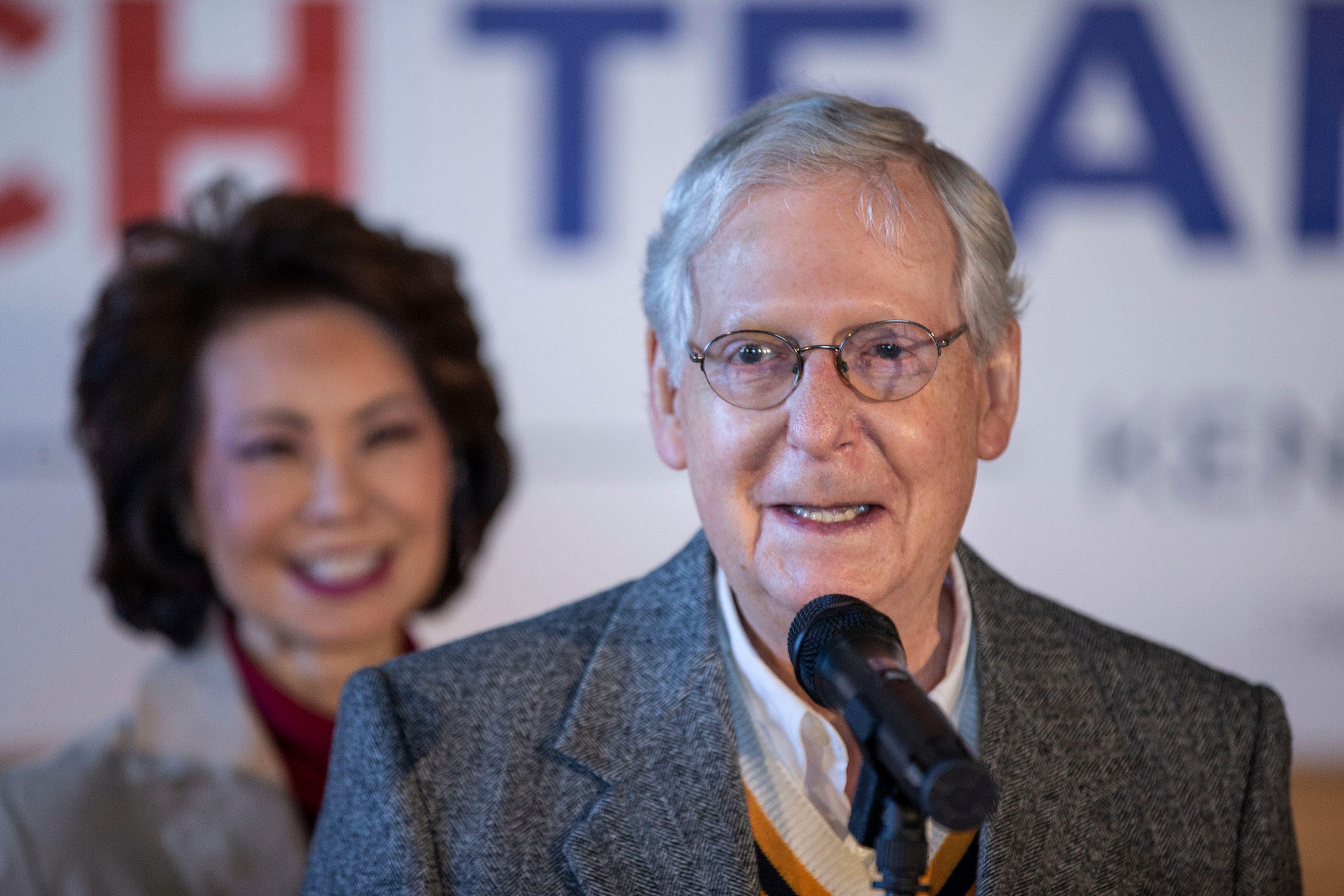 Mitch McConnell has repeatedly favored a smaller stimulus package.