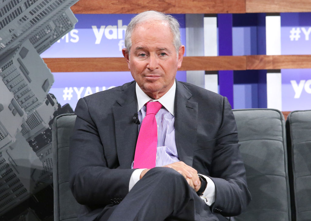 CEO of the Blackstone Group Stephen Schwarzman attends the Yahoo Finance All Markets Summit at Union West Events on October 10, 2019 in New York City.